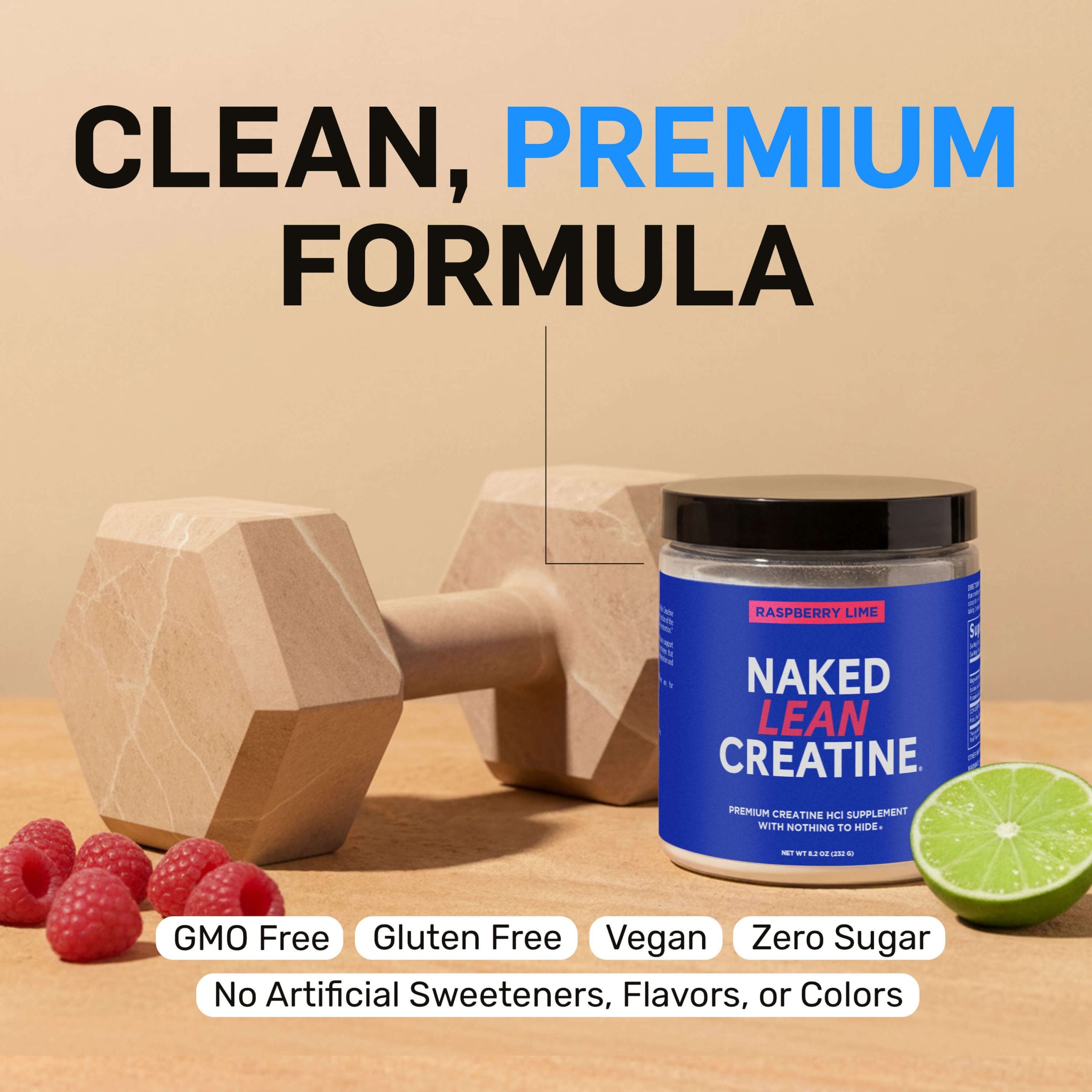 Raspberry Lime Creatine HCl Powder - Raspberry Lime | Clean Creatine For Active Routines