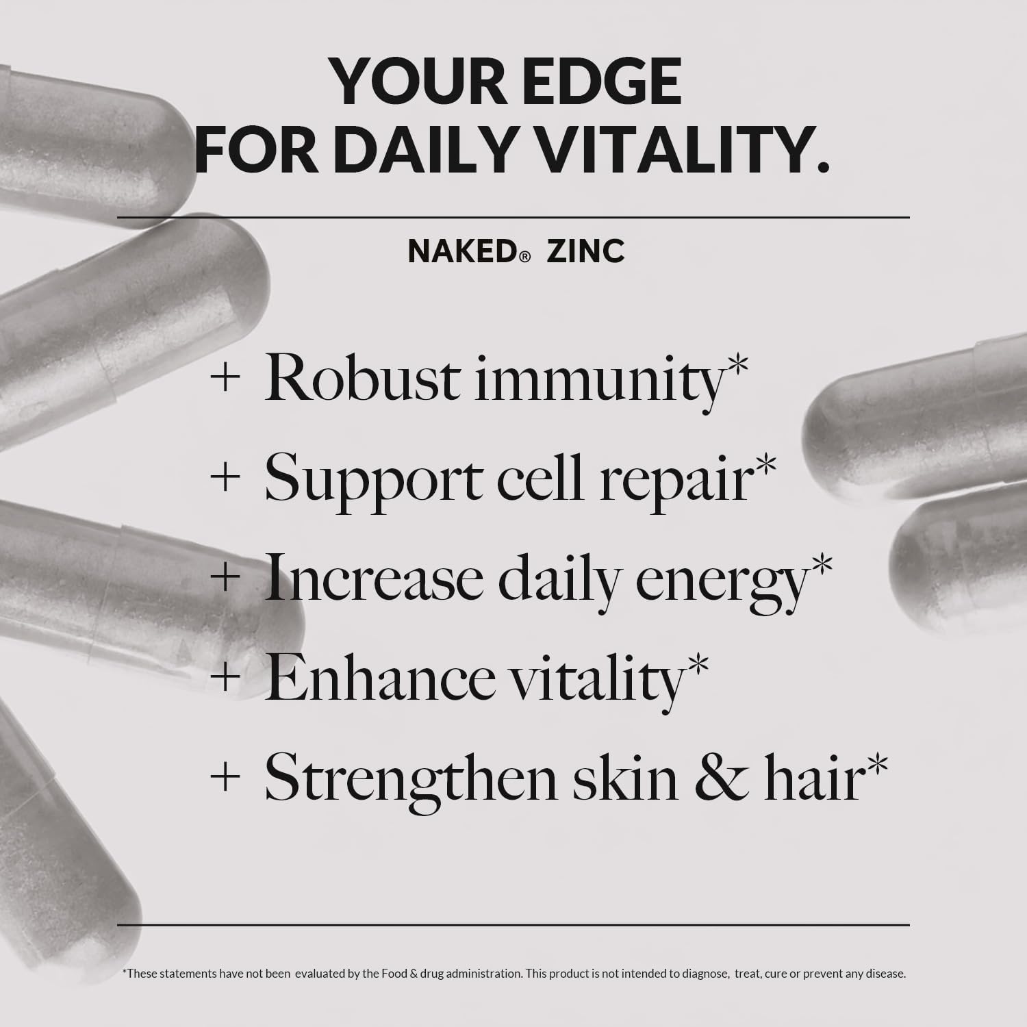 Daily Zinc Supplement - Zinc | Everyday Fitness Nutrition