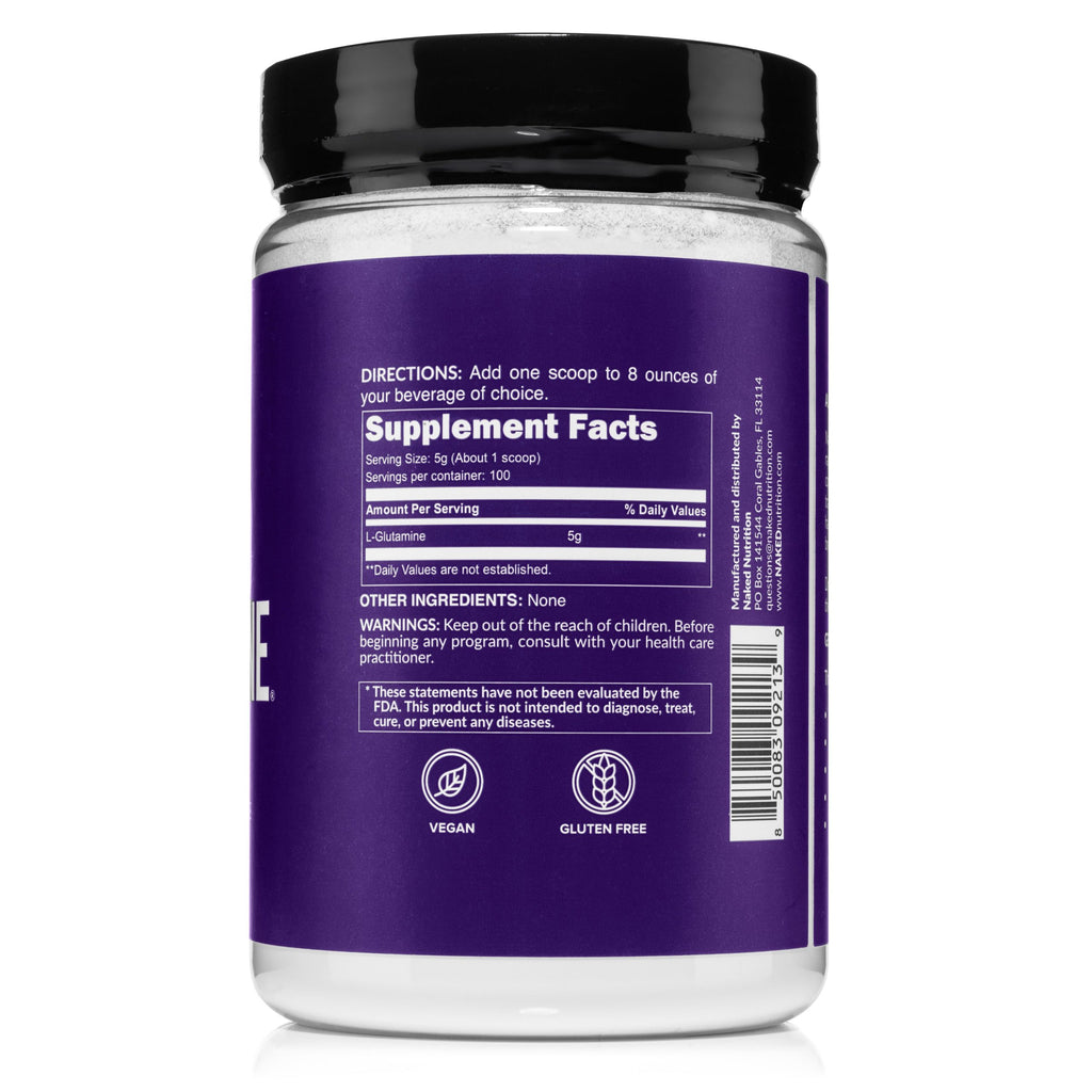 Glutamine Powder - 1.1LB | Minimal Ingredient Daily Fuel