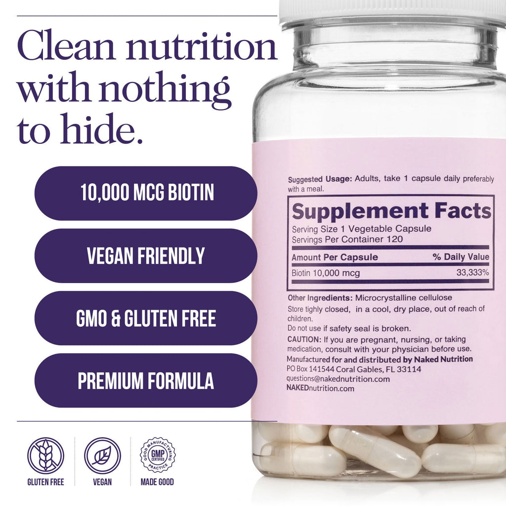 Daily Biotin Supplement - Biotin | Everyday Fitness Nutrition