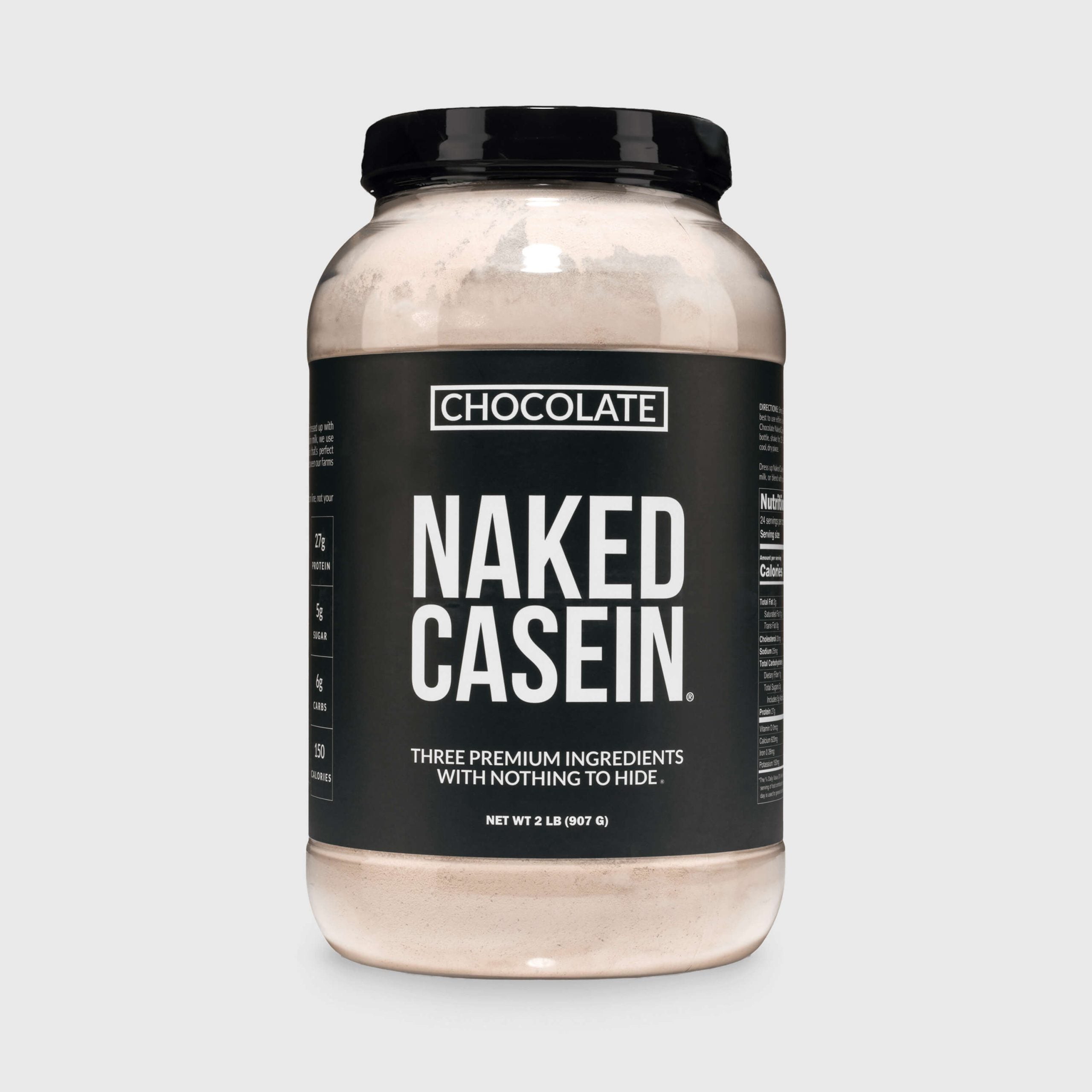 Chocolate Casein Protein Powder - Chocolate | Clean Protein For Evening Use