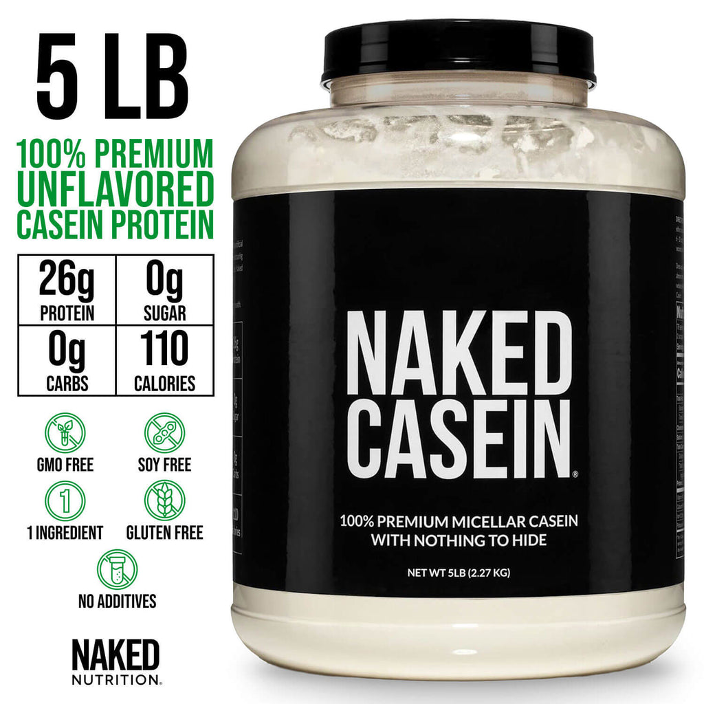 Micellar Casein Protein Powder - Unflavored | Clean Protein For Evening Use