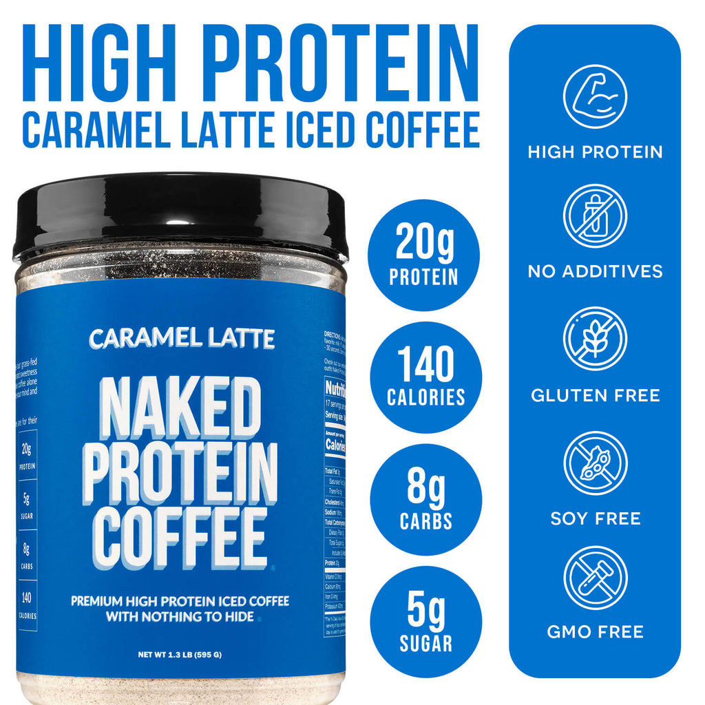 Caramel Latte Protein Iced Coffee - Caramel Latte | Everyday Fitness Nutrition