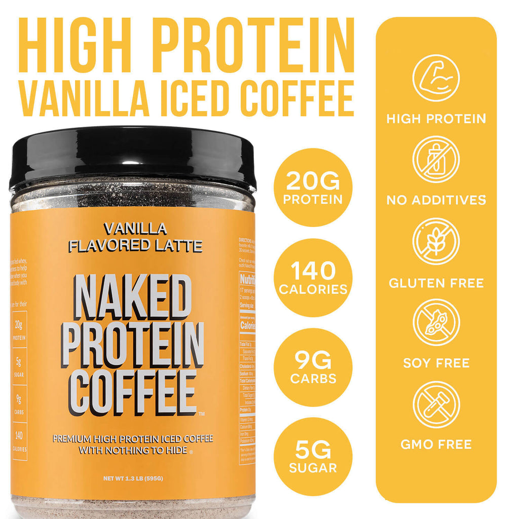 Vanilla Latte Protein Iced Coffee - Vanilla Latte | Everyday Fitness Nutrition