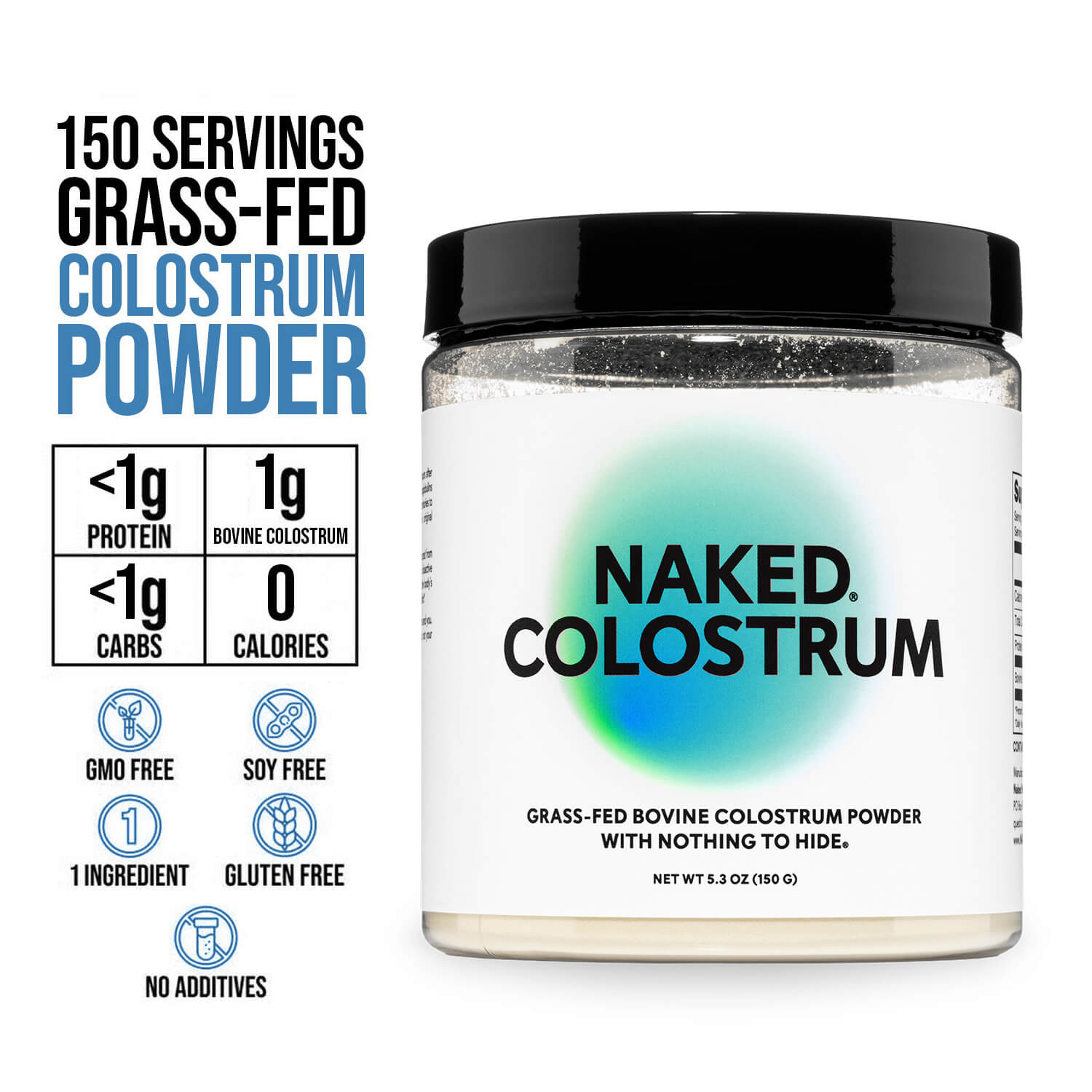 Grass-Fed Colostrum Powder - Colostrum Powder | Minimal Ingredient Daily Fuel