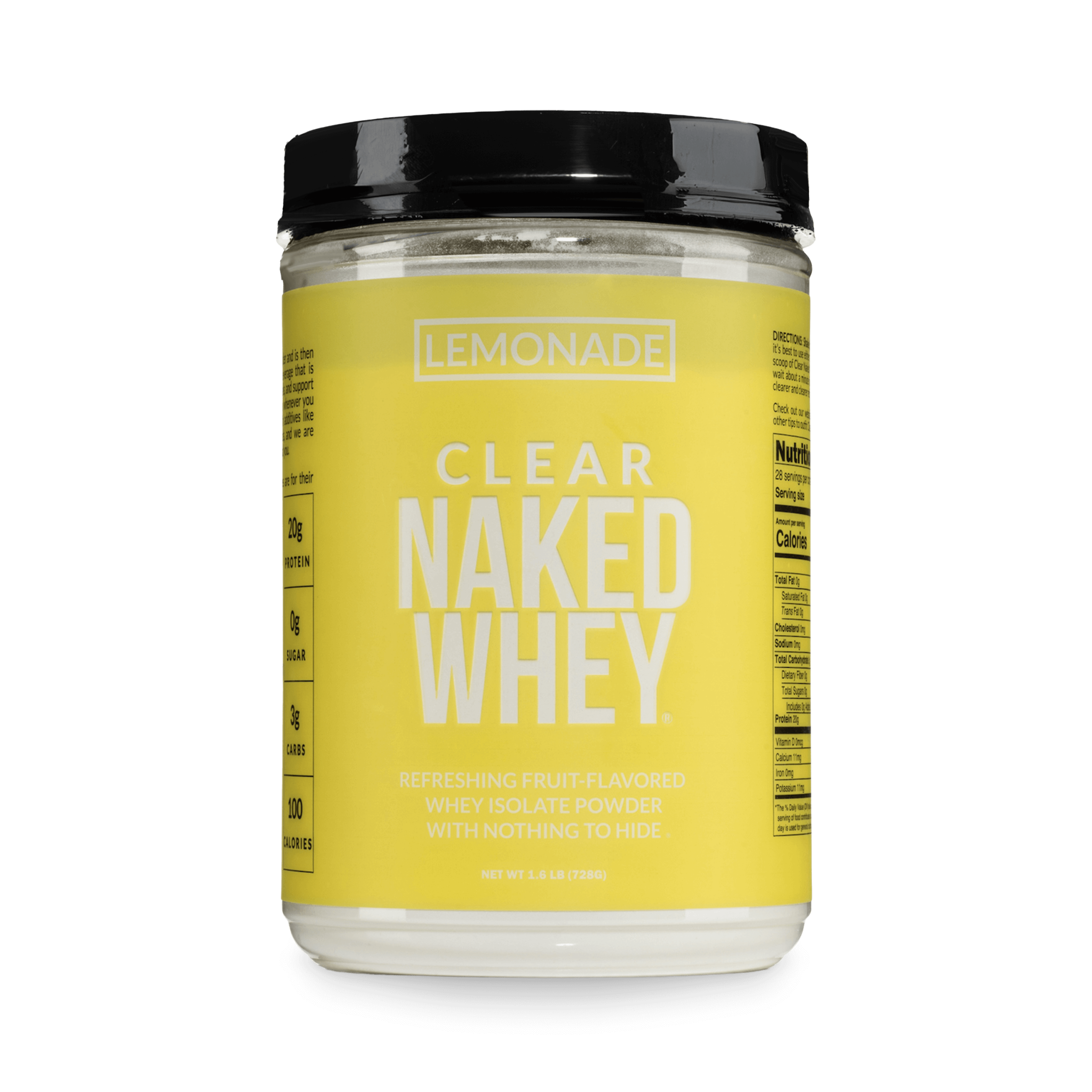Lemonade Whey Protein Isolate - Lemonade | Minimal Ingredient Fitness Fuel