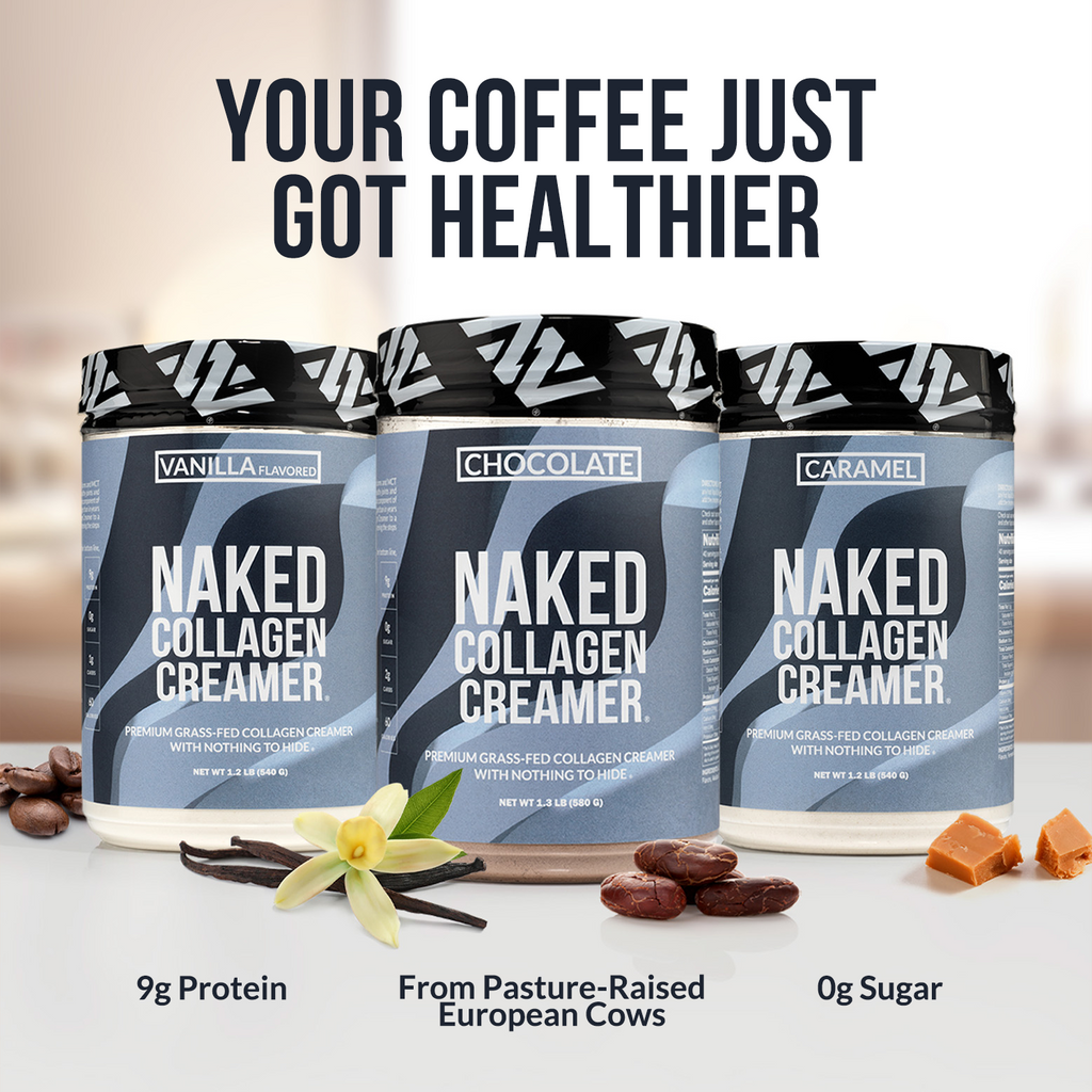 Caramel Coffee Creamer - Caramel Collagen Creamer | Everyday Wellness Protein Boost