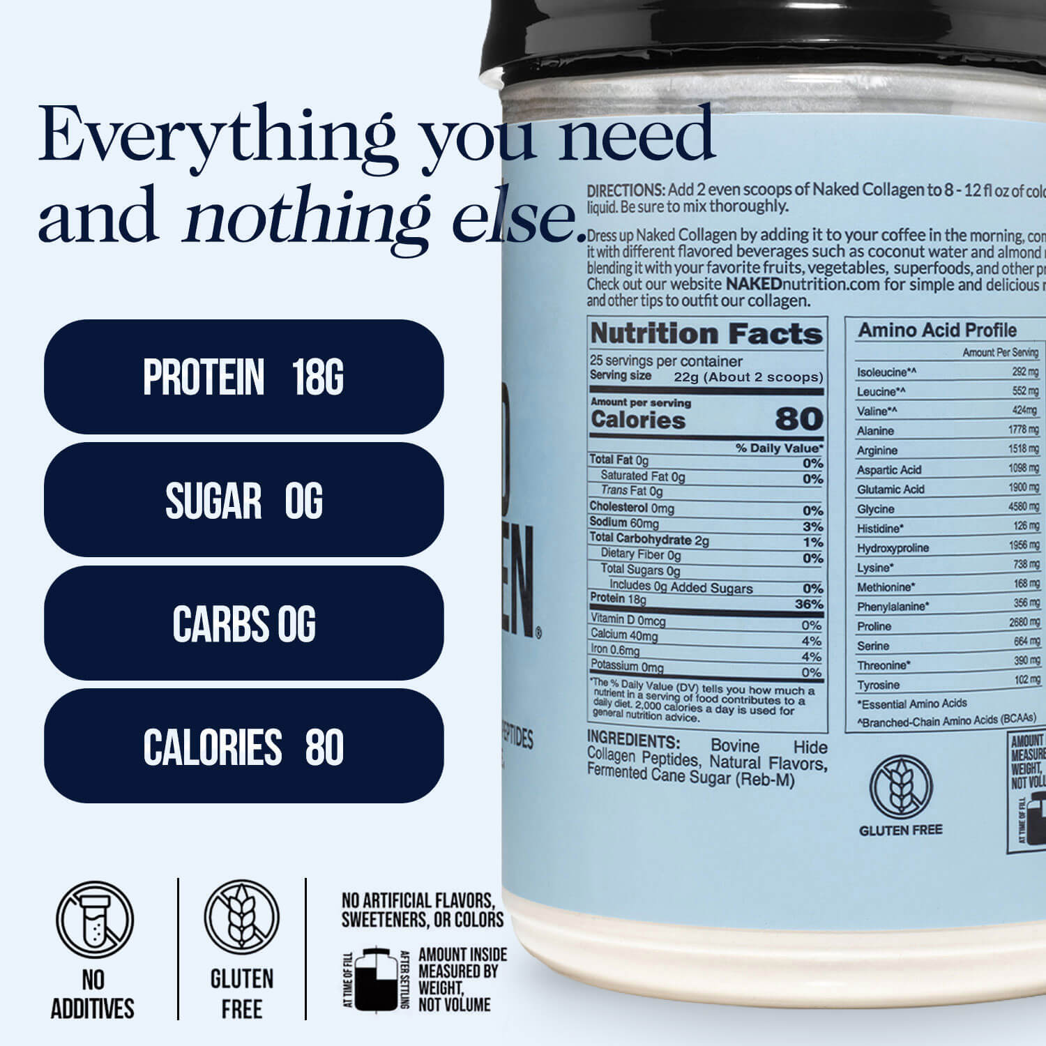 Caramel Collagen Peptides Powder - Caramel Collagen Peptides | Everyday Wellness Protein Boost