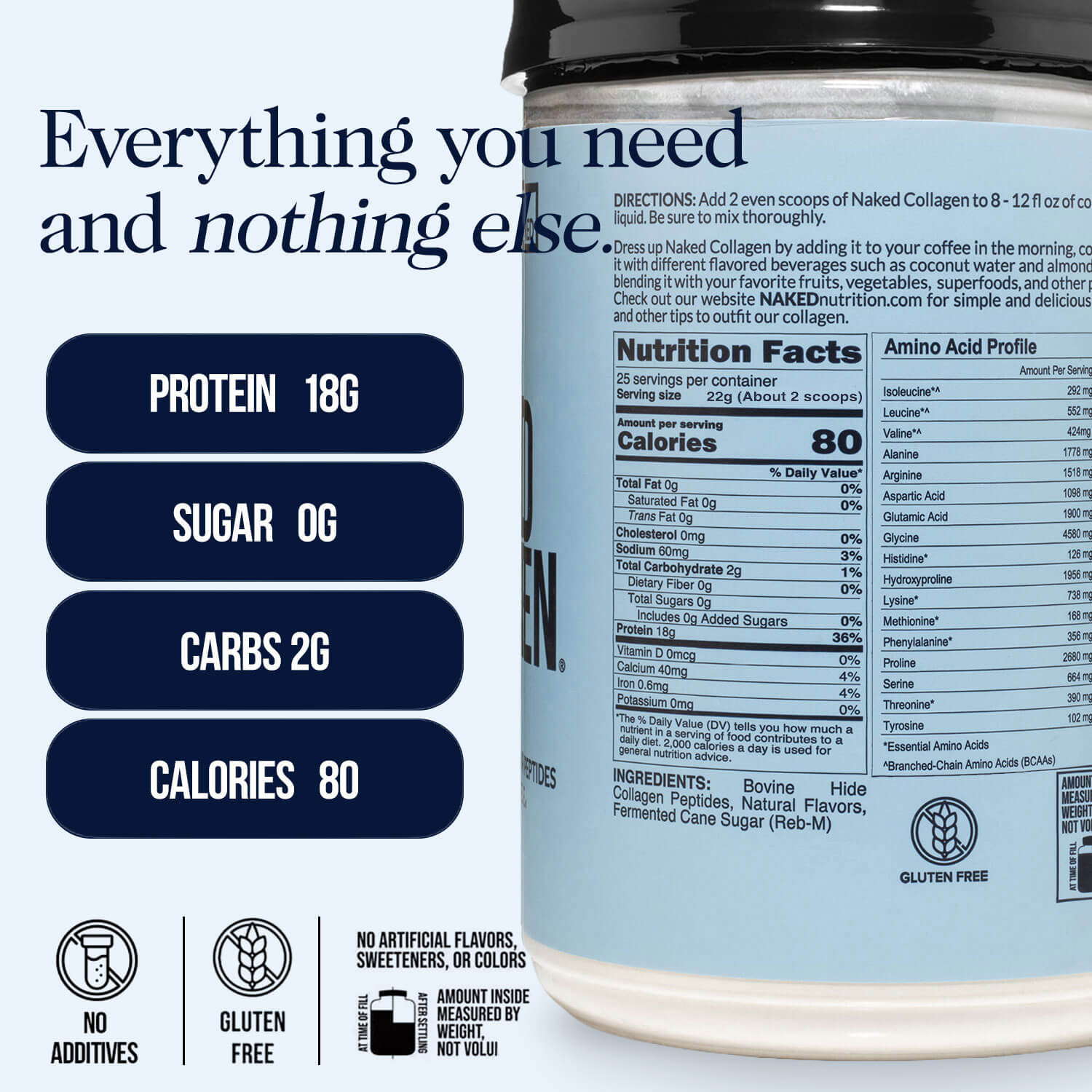 Vanilla Collagen Peptides Powder - Vanilla Collagen Peptides | Everyday Wellness Protein Boost