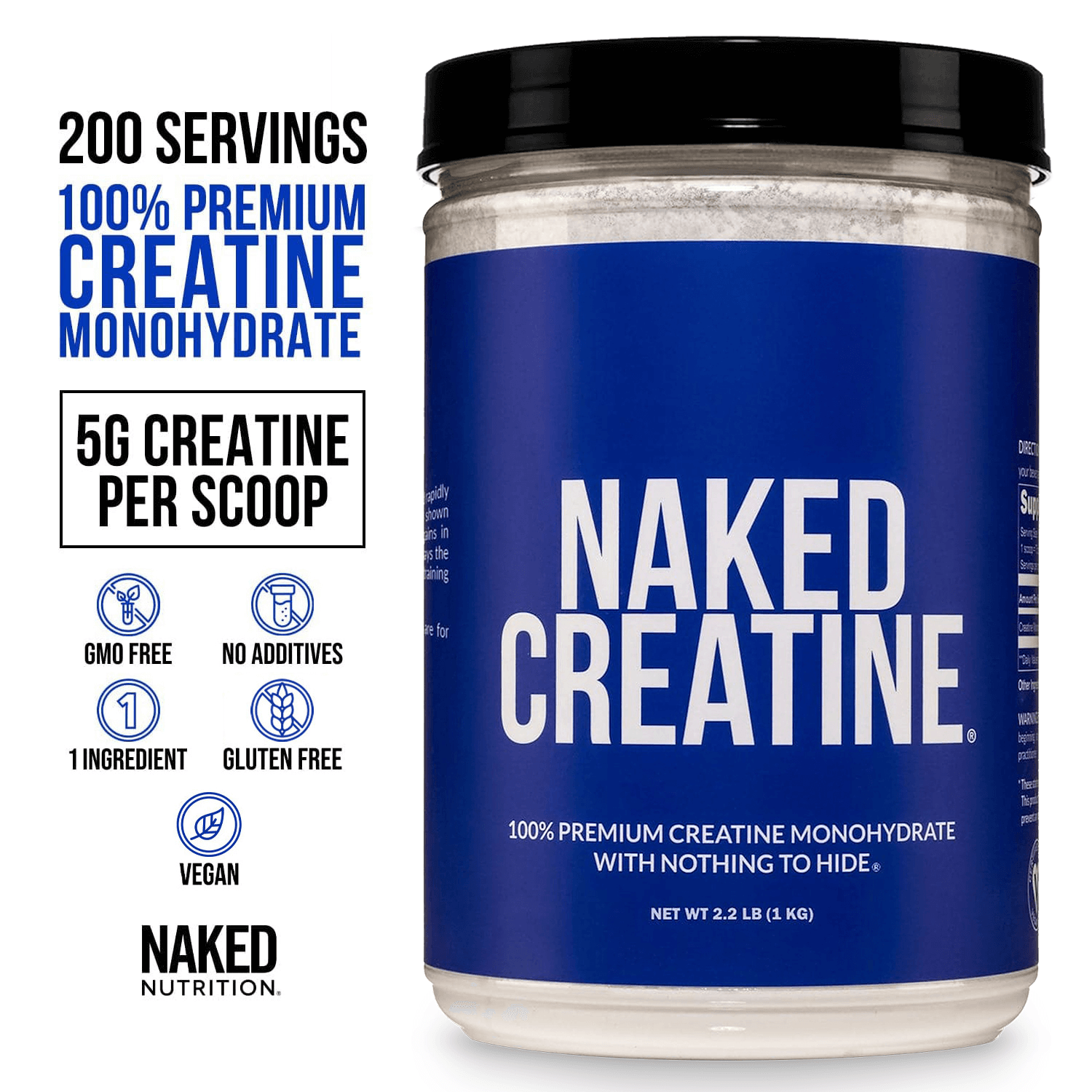 Creatine Monohydrate Powder - Unflavored | Clean Creatine For Active Routines