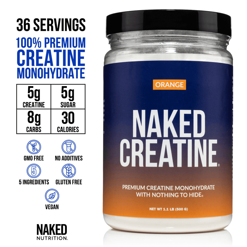 Orange Creatine Monohydrate Powder - Orange | Clean Creatine For Active Routines
