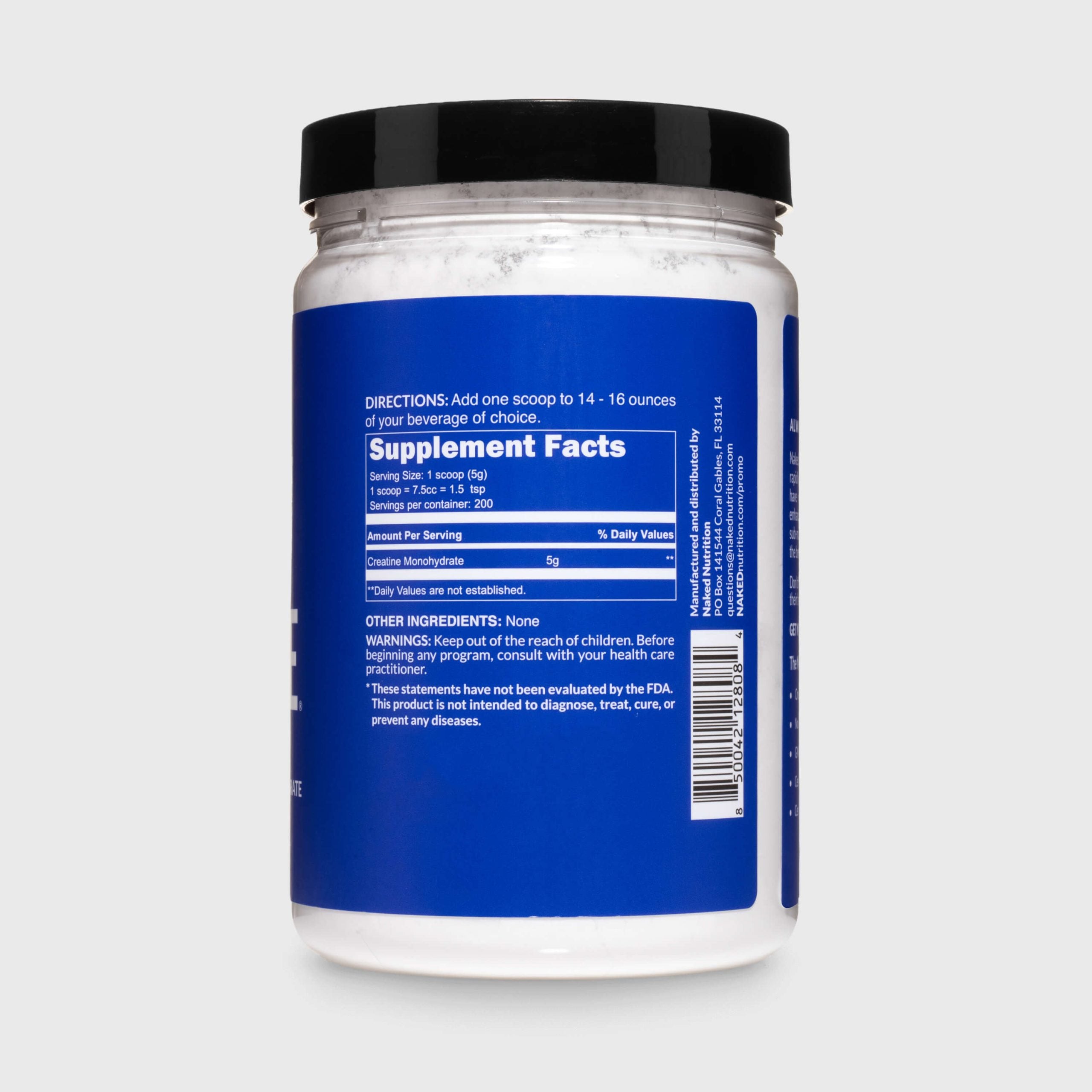 Creatine Monohydrate Powder - Unflavored | Clean Creatine For Active Routines