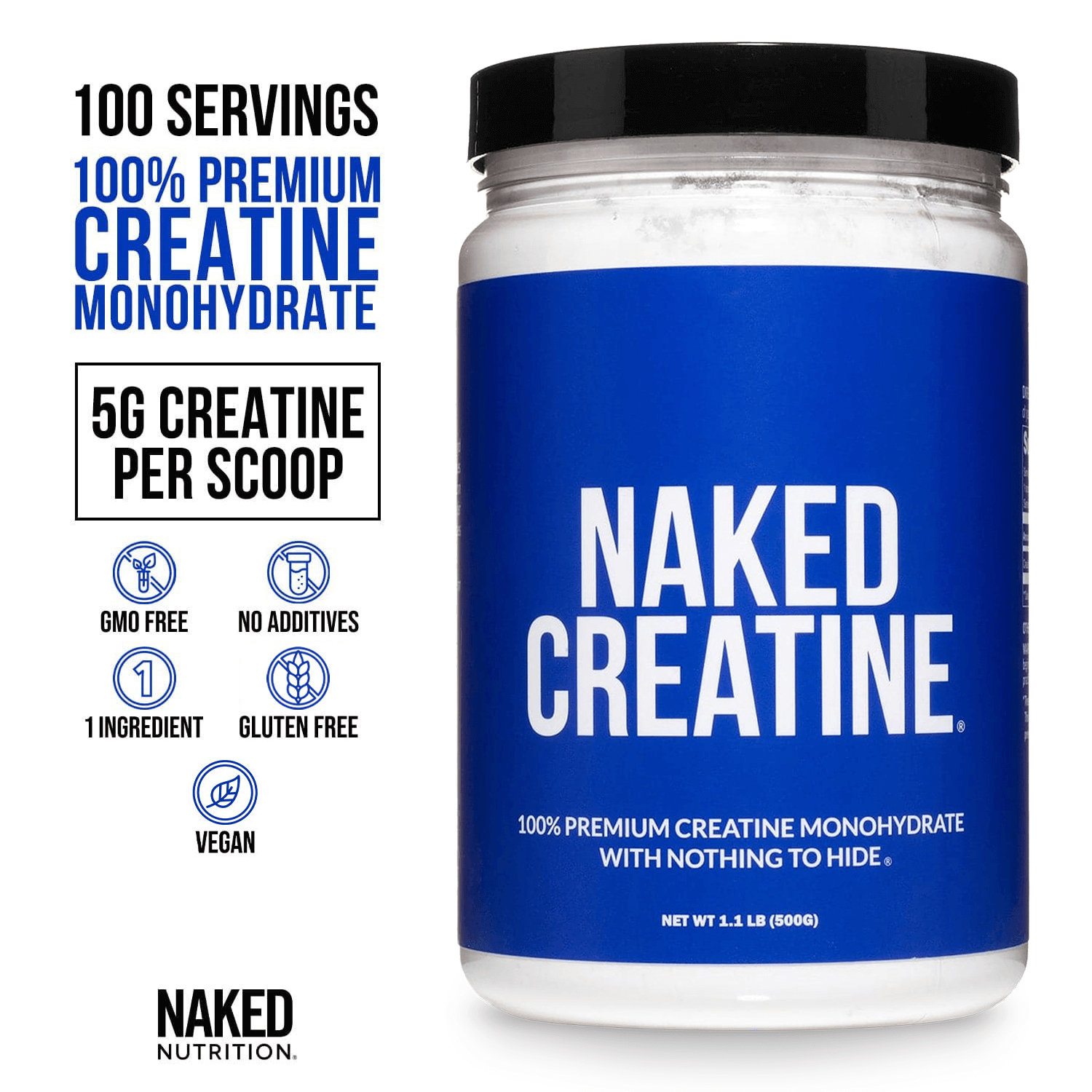 Creatine Monohydrate Powder - Unflavored | Clean Creatine For Active Routines