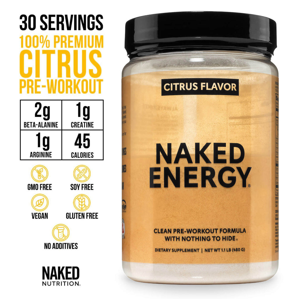 Citrus Pre Workout Supplement - Citrus | Clean Fuel Before Workouts