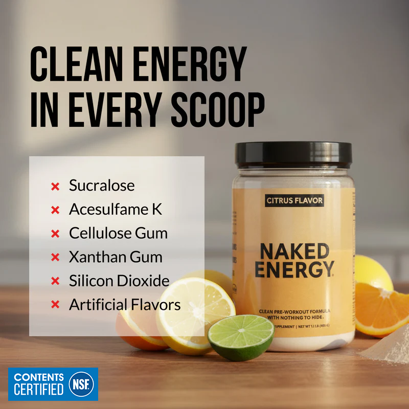 Citrus Pre Workout Supplement - Citrus | Clean Fuel Before Workouts