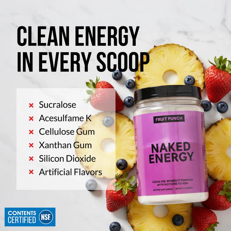 Fruit Punch Pre Workout Supplement - Fruit Punch | Clean Fuel Before Workouts