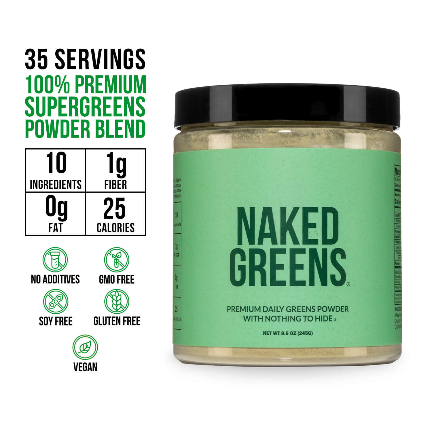 Green Superfood Powder | Minimal Ingredient Daily Fuel