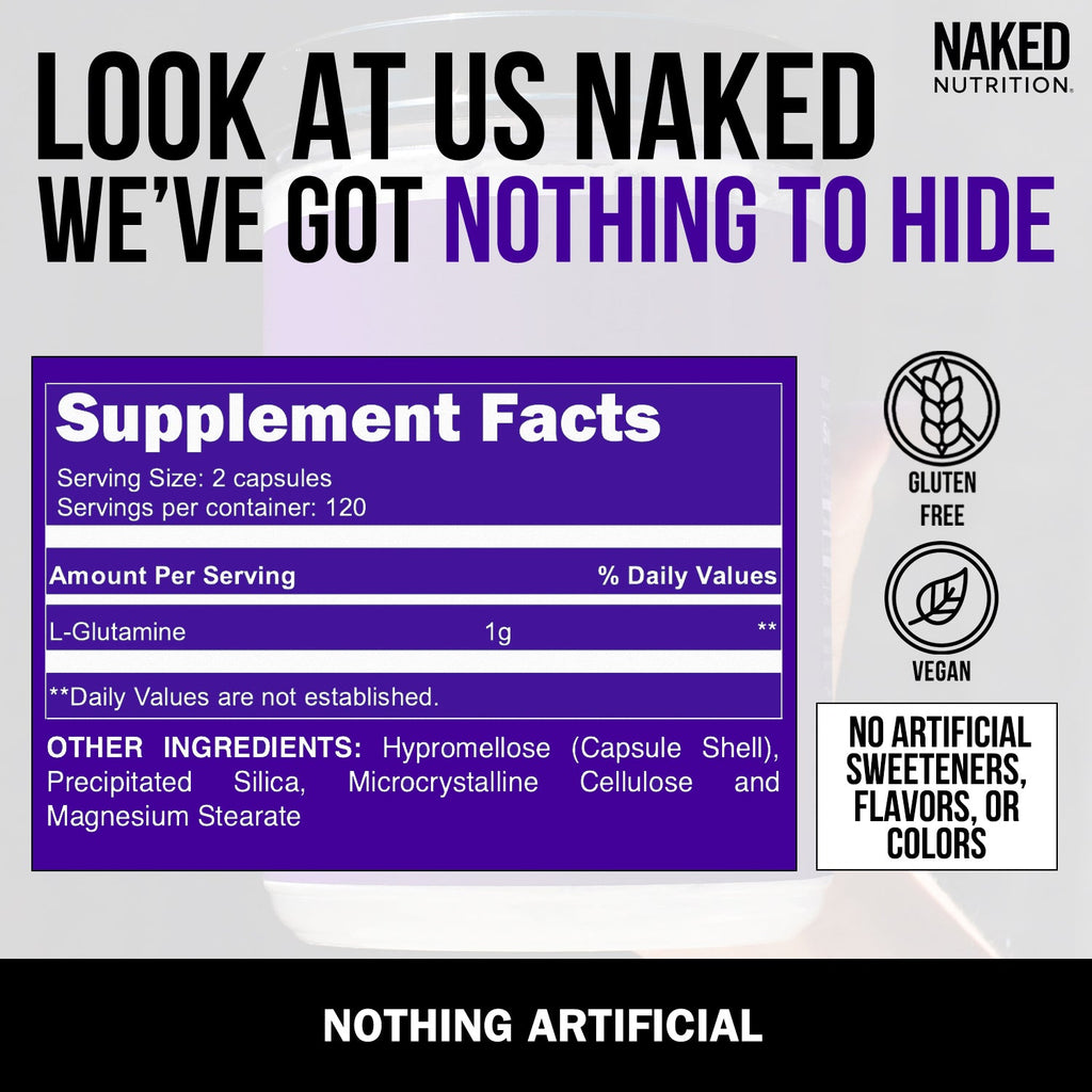 Glutamine Capsules - Capsules | Everyday Fitness Nutrition