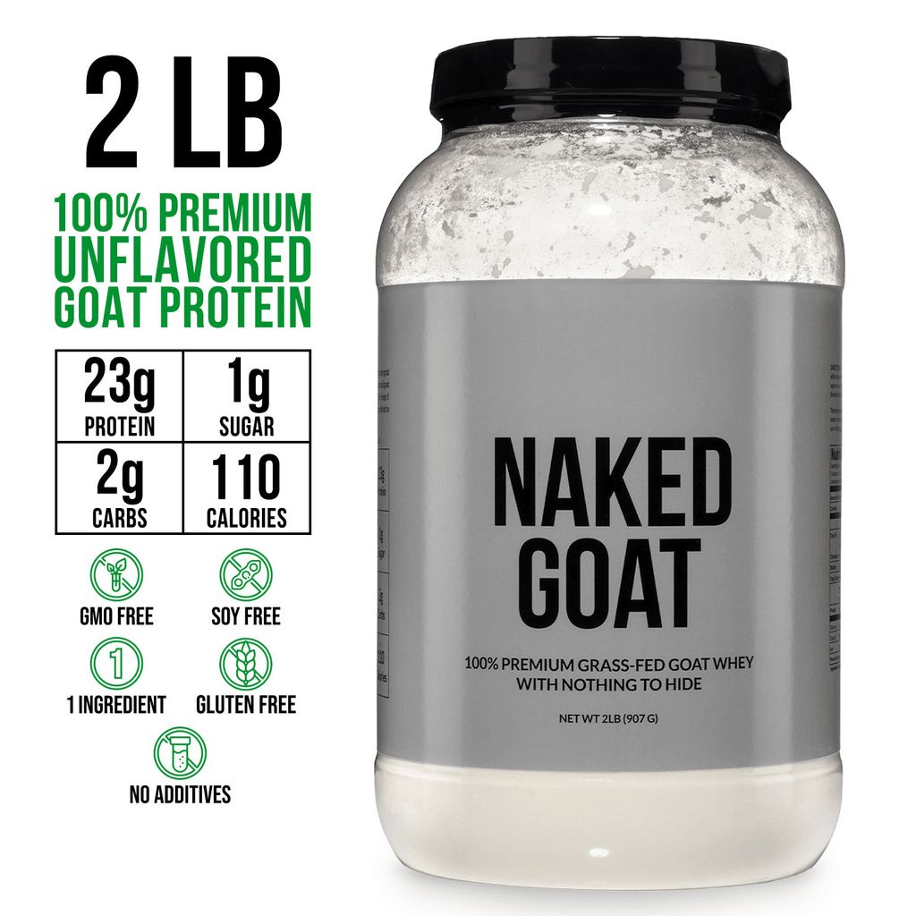 Goat Whey Protein Powder - Unflavored | Minimal Ingredient Fitness Fuel