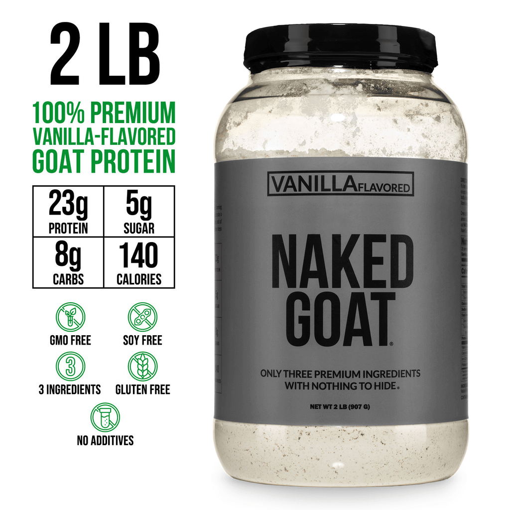 Vanilla Goat Whey Protein Powder - Vanilla | Minimal Ingredient Fitness Fuel