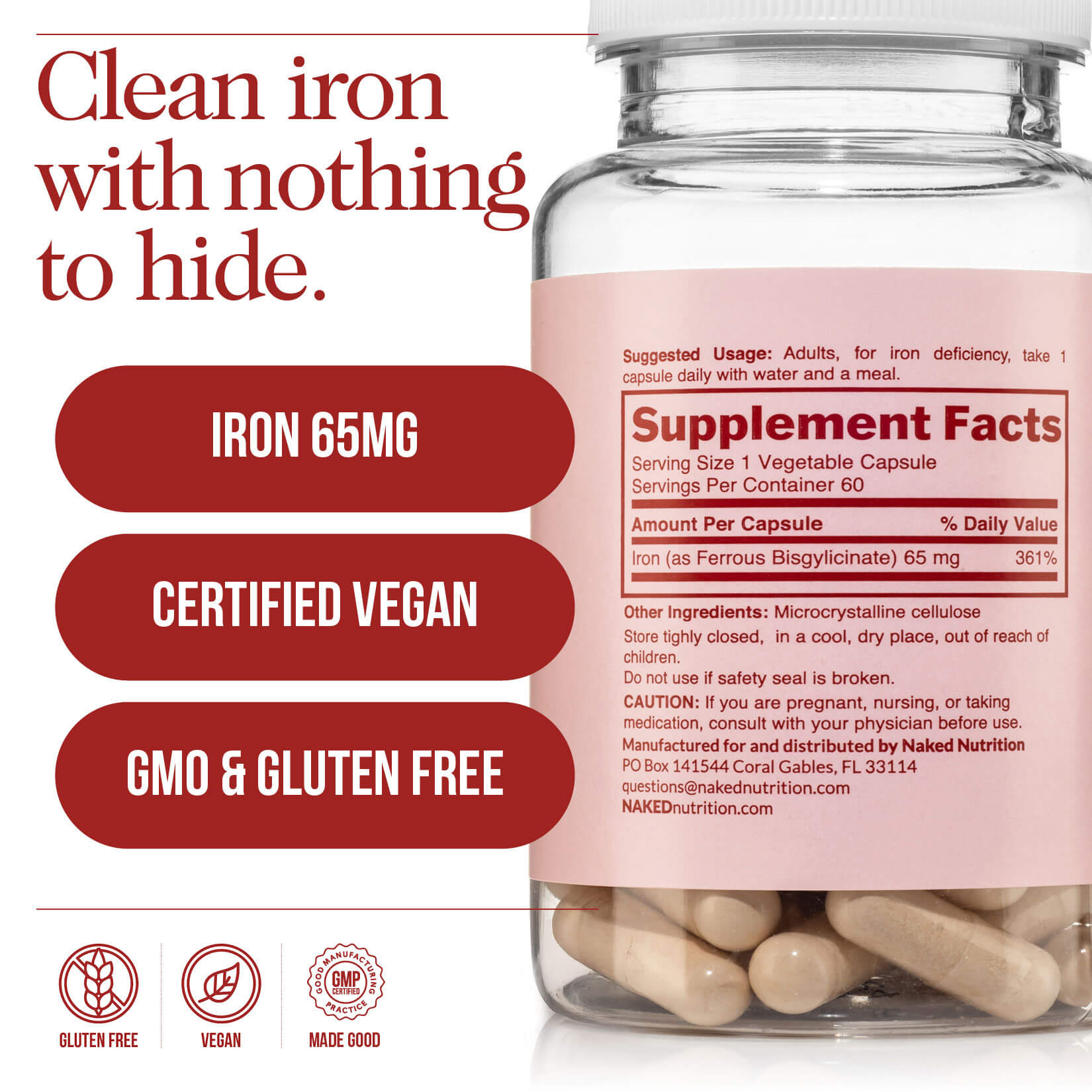 Daily Iron Supplement - Iron | Everyday Fitness Nutrition