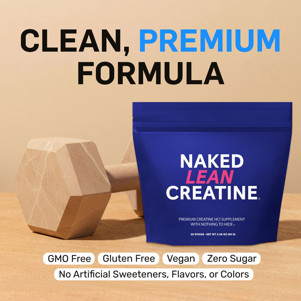 Creatine HCl Travel Packets - Stick Packs | Clean Creatine For Active Routines
