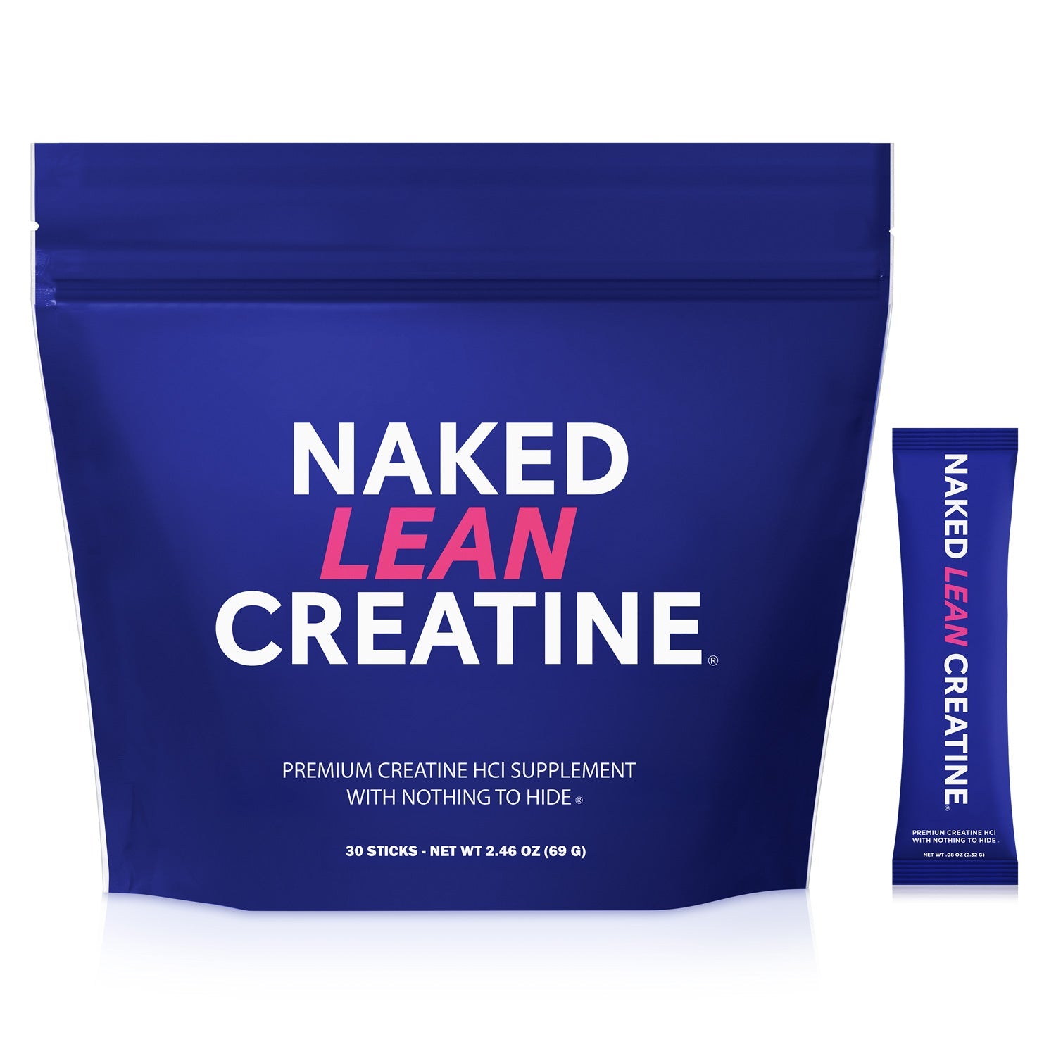 Creatine HCl Travel Packets - Stick Packs | Clean Creatine For Active Routines