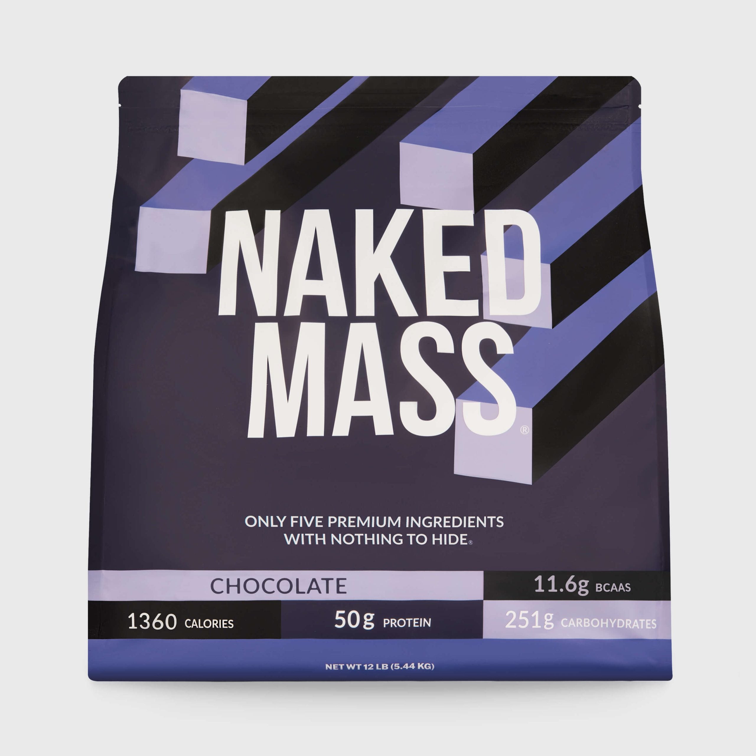 Chocolate Mass Gainer Protein Supplement - Chocolate 12LB | Simple Strength And Size Support