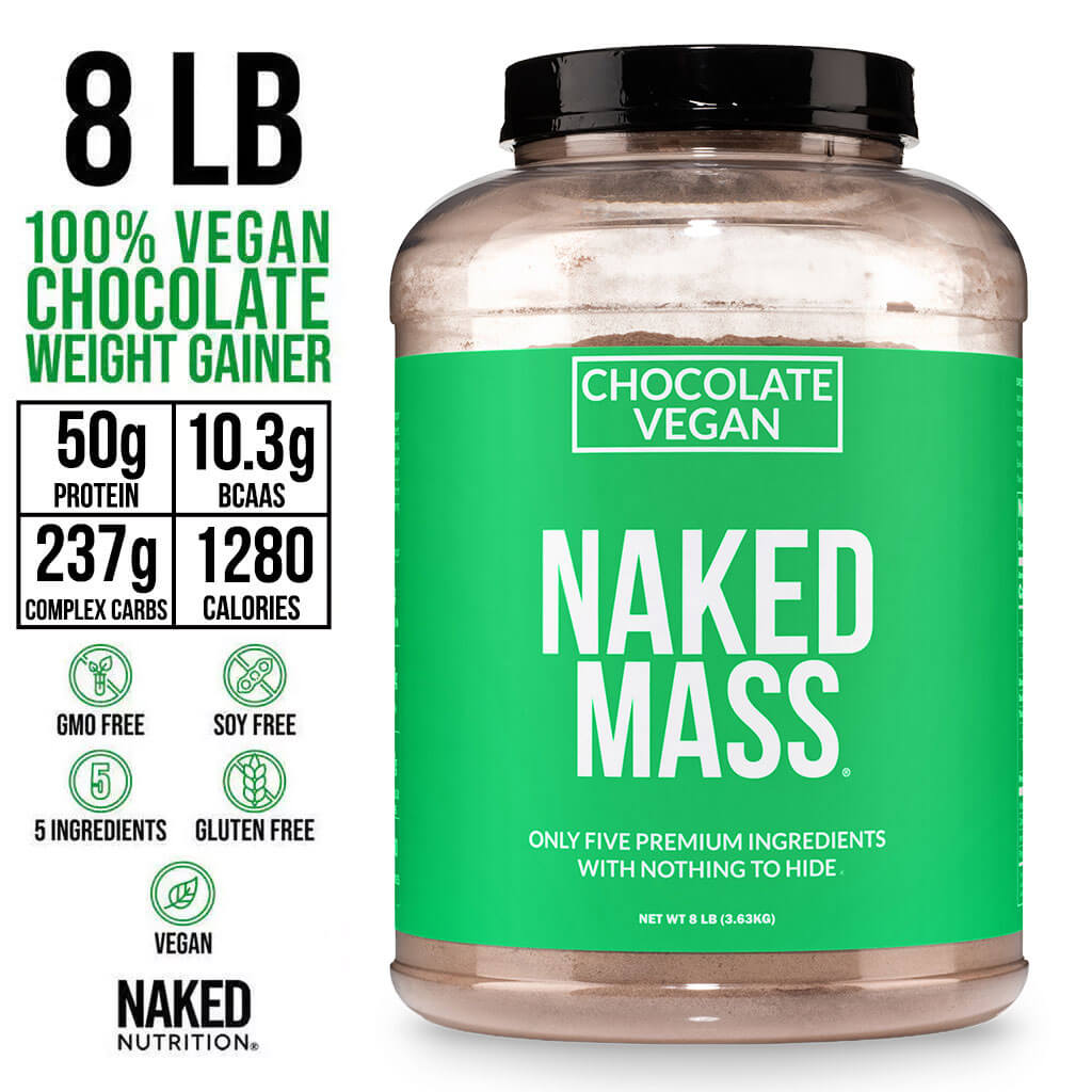 Chocolate Vegan Mass Gainer Supplement - Chocolate (Vegan) | Simple Strength And Size Support