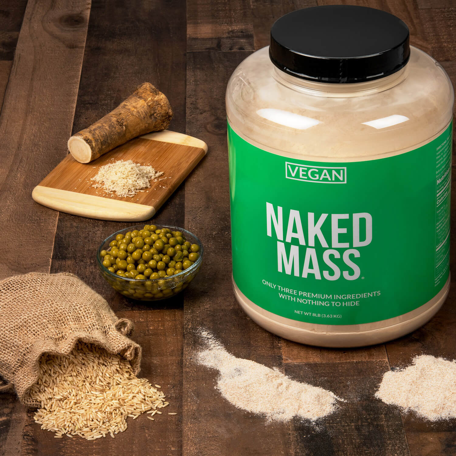 Vanilla Vegan Mass Gainer Supplement - Vanilla (Vegan) | Simple Strength And Size Support