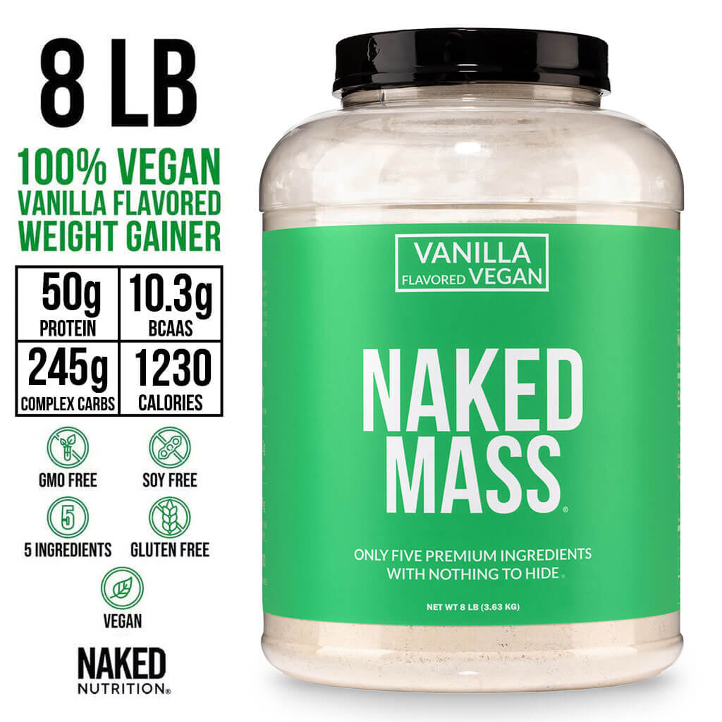 Vanilla Vegan Mass Gainer Supplement - Vanilla (Vegan) | Simple Strength And Size Support