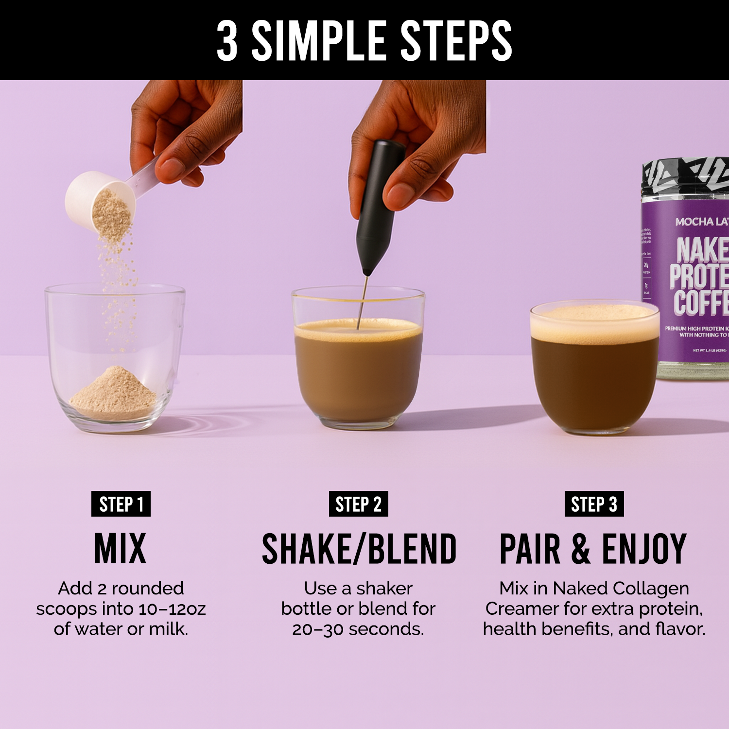 Mocha Latte Protein Iced Coffee - Mocha Latte | Everyday Fitness Nutrition