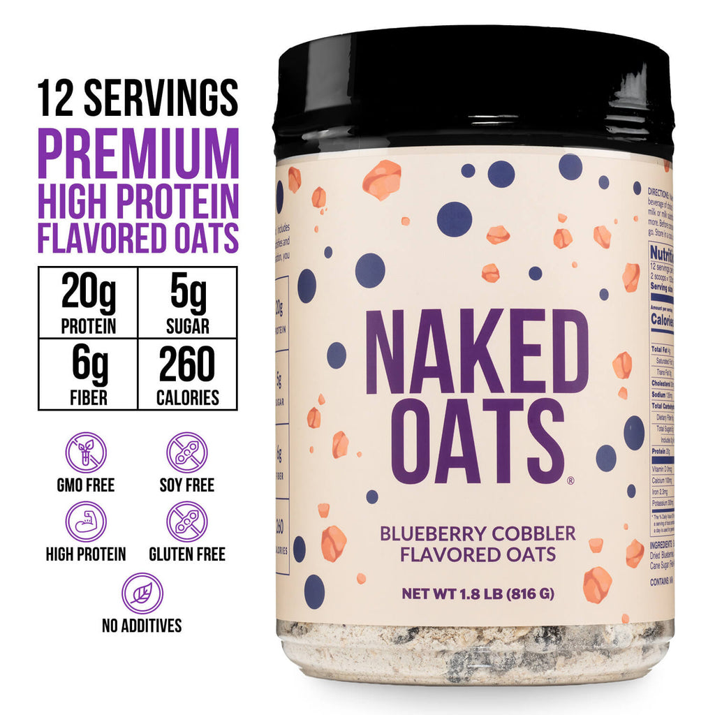 Blueberry Cobbler Protein Oats - Blueberry Cobbler | Everyday Fitness Nutrition