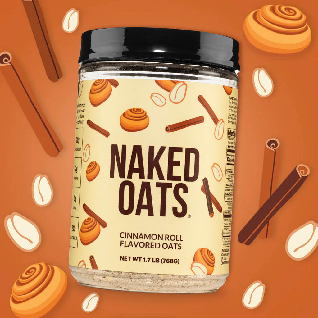 Cinnamon Roll Protein Oats - Cinnamon Roll | Everyday Fitness Nutrition