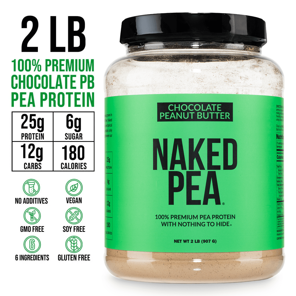 Chocolate Peanut Butter Pea Protein Powder - Chocolate PB | Pure Plant Powered Workout Fuel