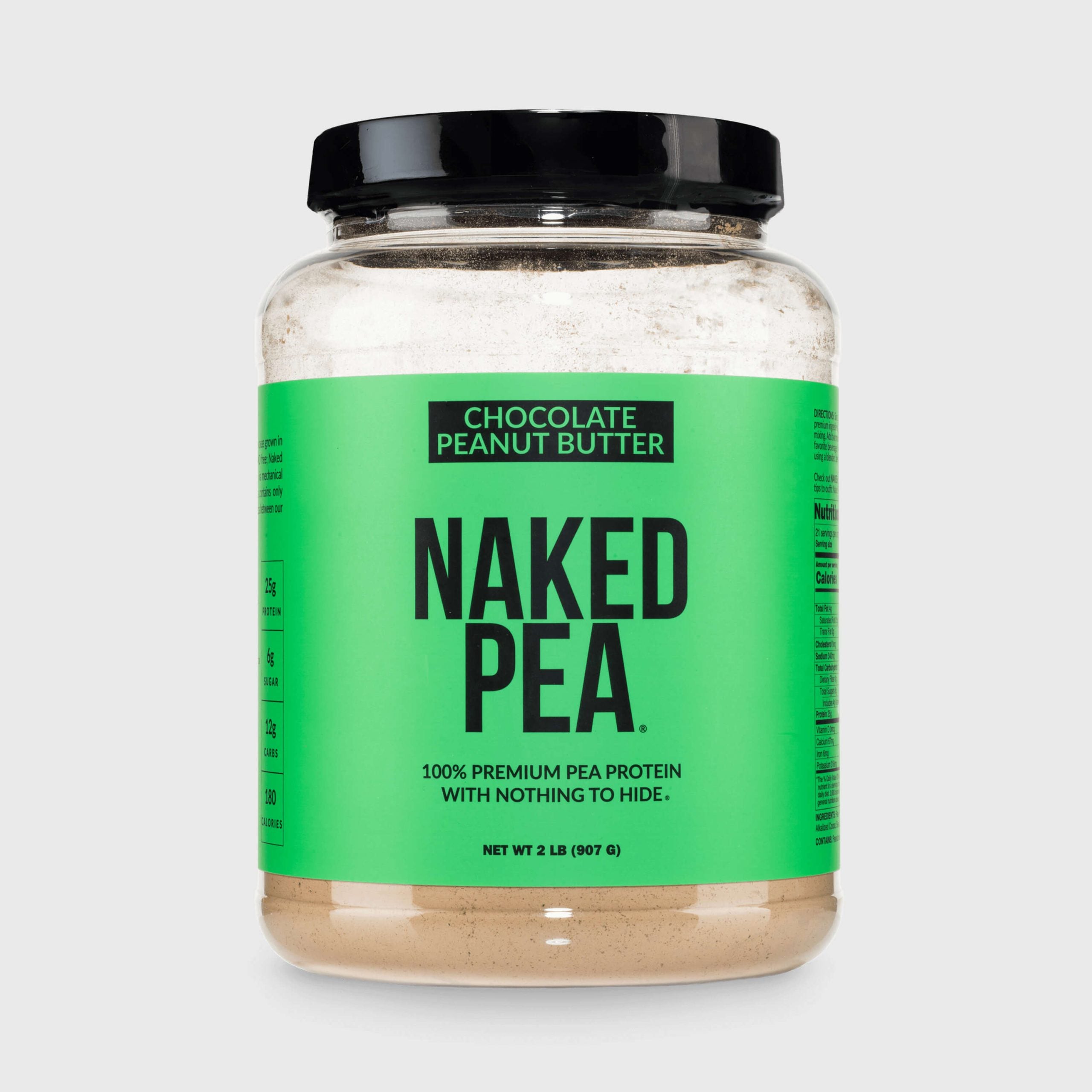 Chocolate Peanut Butter Pea Protein Powder - Chocolate PB | Pure Plant Powered Workout Fuel
