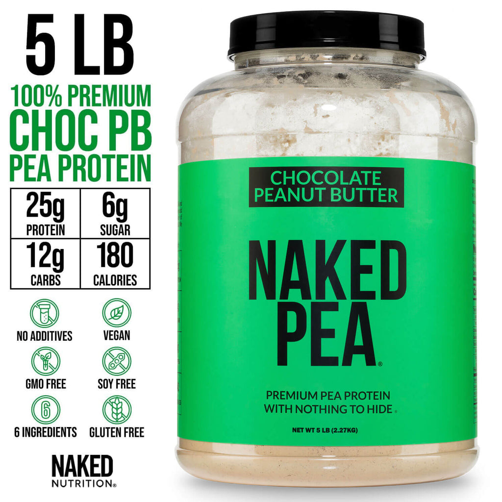 Chocolate Peanut Butter Pea Protein Powder - Chocolate PB | Pure Plant Powered Workout Fuel