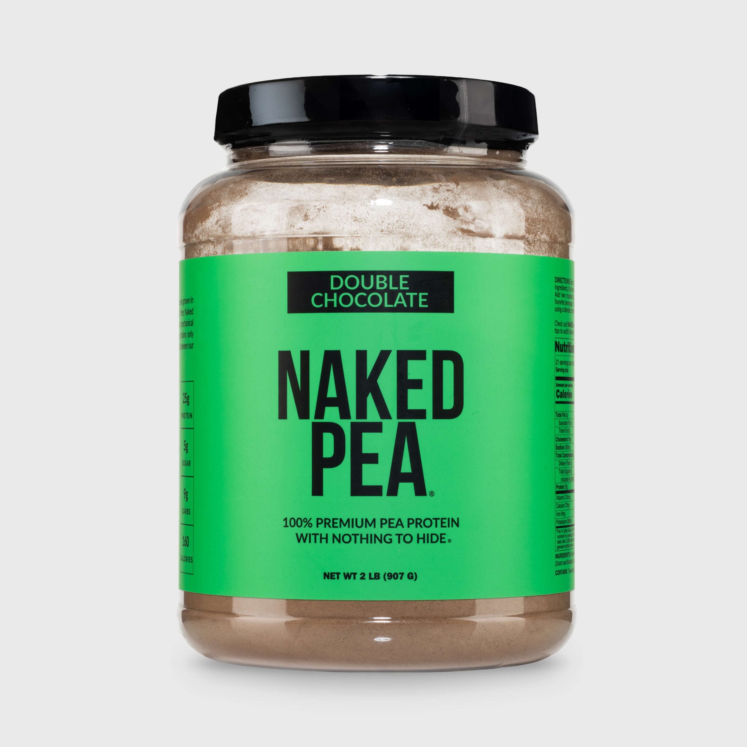 Double Chocolate Pea Protein Powder - Double Chocolate | Pure Plant Powered Workout Fuel