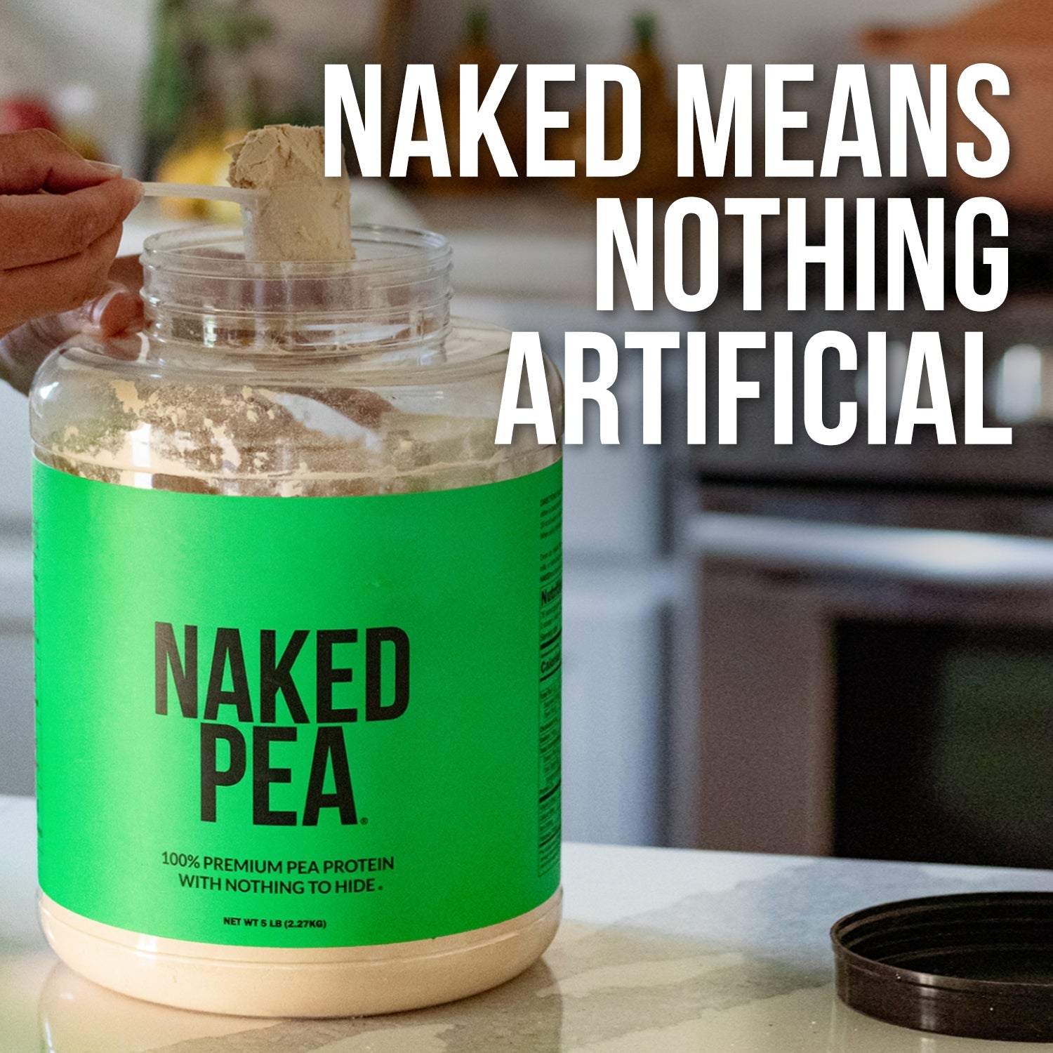 Pea Protein Powder - Unflavored | Pure Plant Powered Workout Fuel