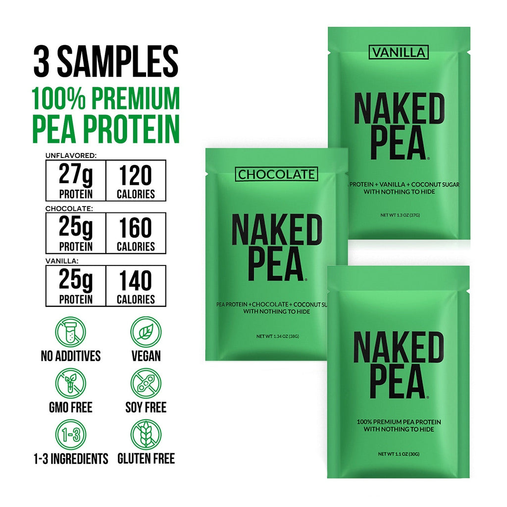Vegan Protein Powder Sample Pack | Minimal Ingredient Daily Fuel