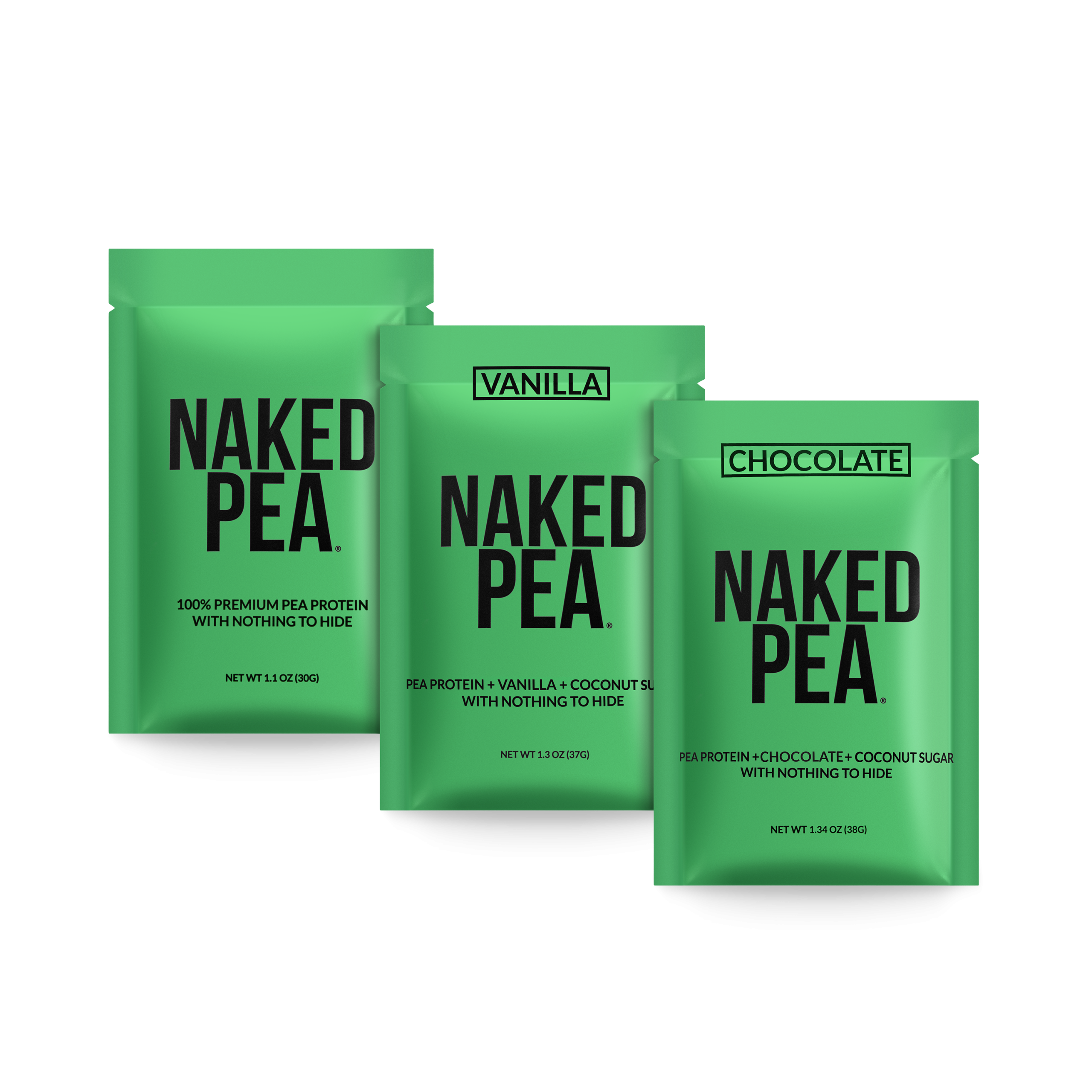 Vegan Protein Powder Sample Pack | Minimal Ingredient Daily Fuel