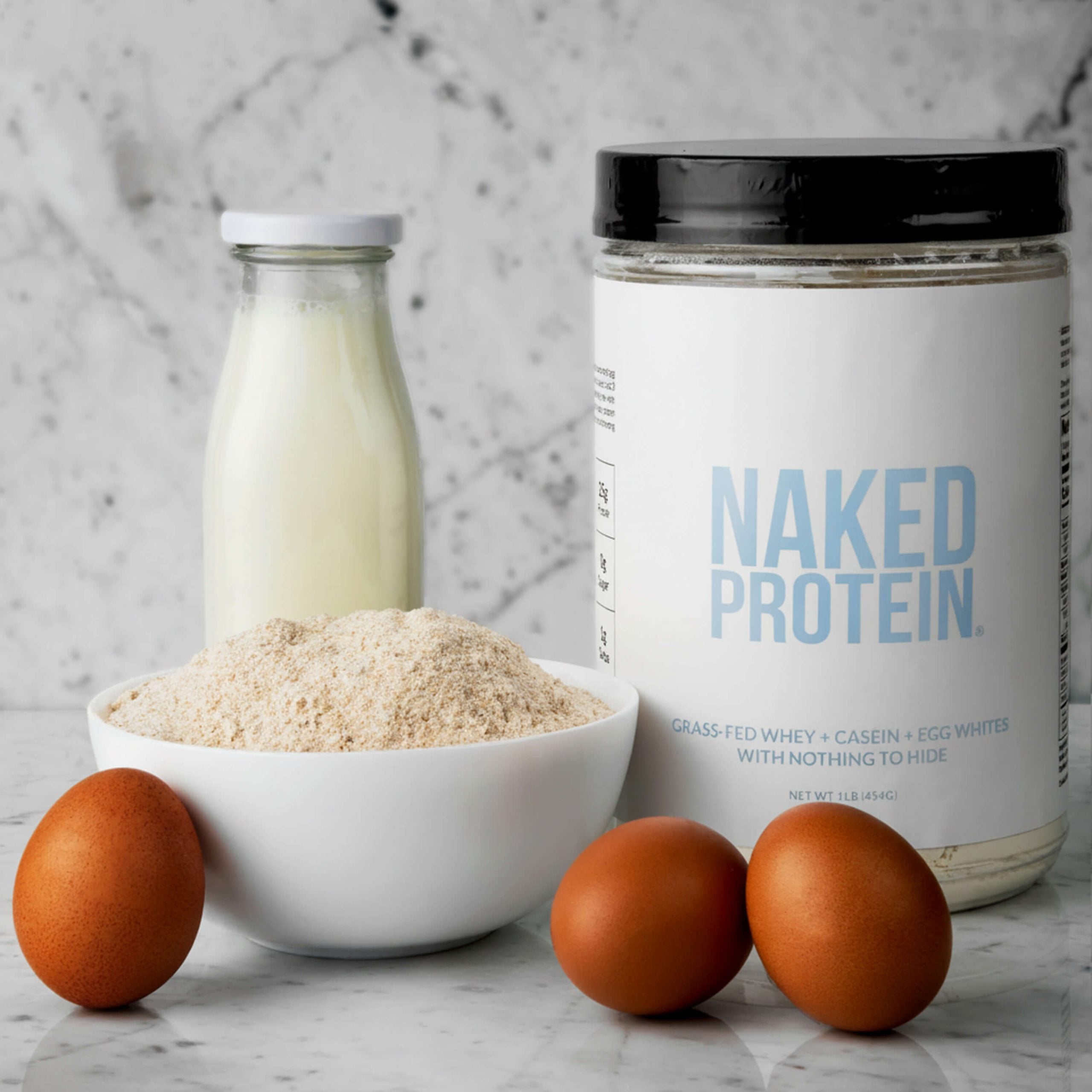 Protein Powder Blend - 1LB Egg Whey & Casein Protein Blend - 1LB | Minimal Ingredient Fitness Fuel