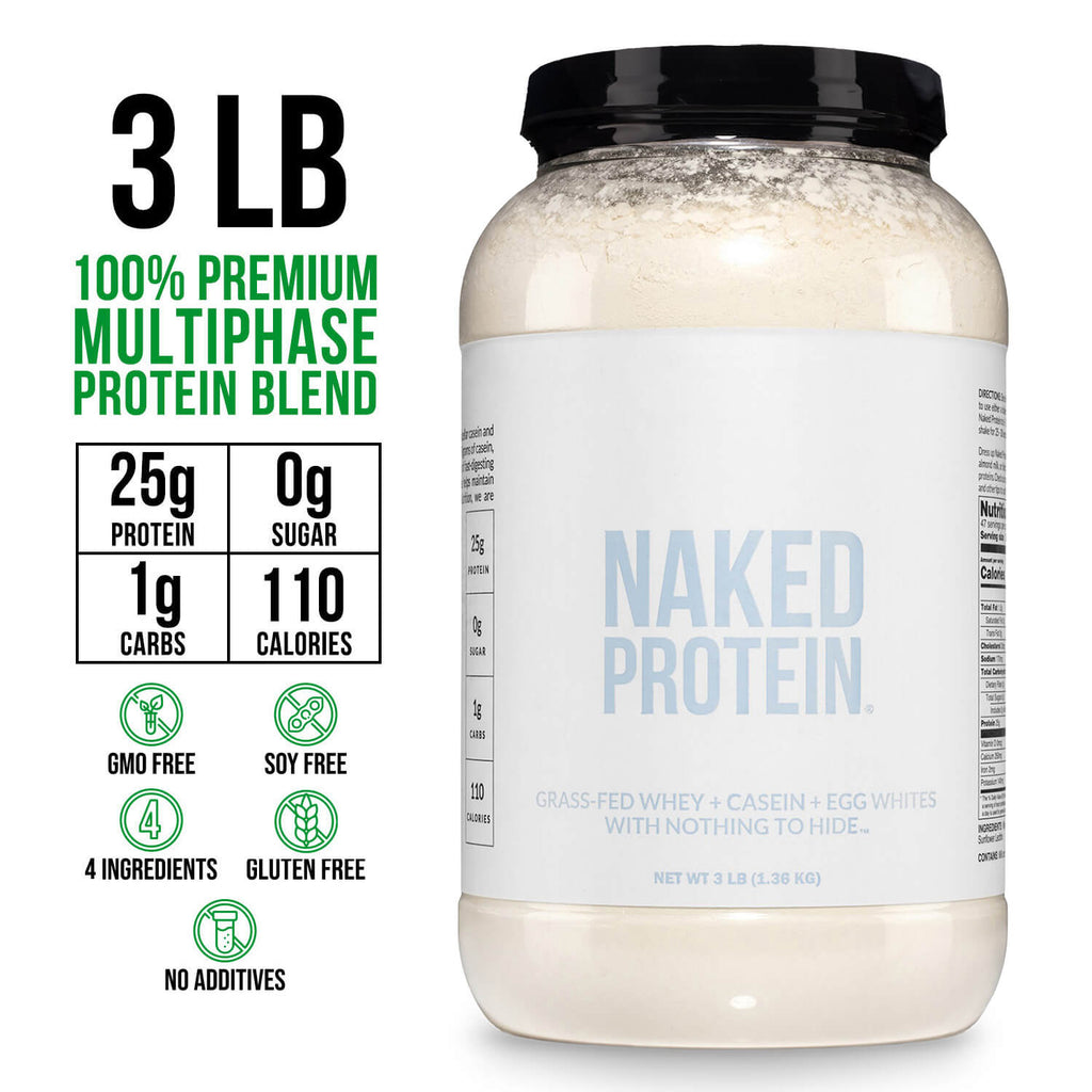 Protein Powder Blend - 3LB Egg Whey & Casein Protein Blend - 3LB | Minimal Ingredient Fitness Fuel