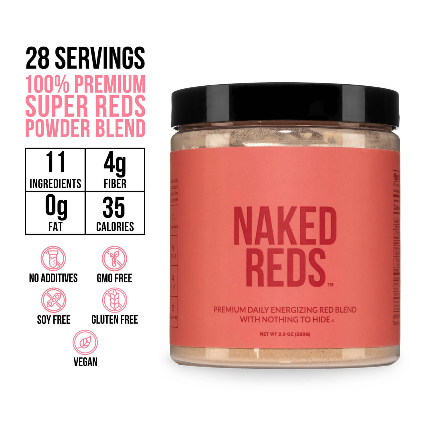 Super Reds Fruit Powder | Minimal Ingredient Daily Fuel