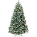 Pre-Lit Artificial Blue Spruce Christmas Tree with Twinkling 2-in-1 LEDs for indoor and outdoor holiday displays