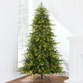 Pre-Lit Artificial Full Aspen Christmas Tree with 2-in-1 Micro LED Lights with eye-catching holiday style
