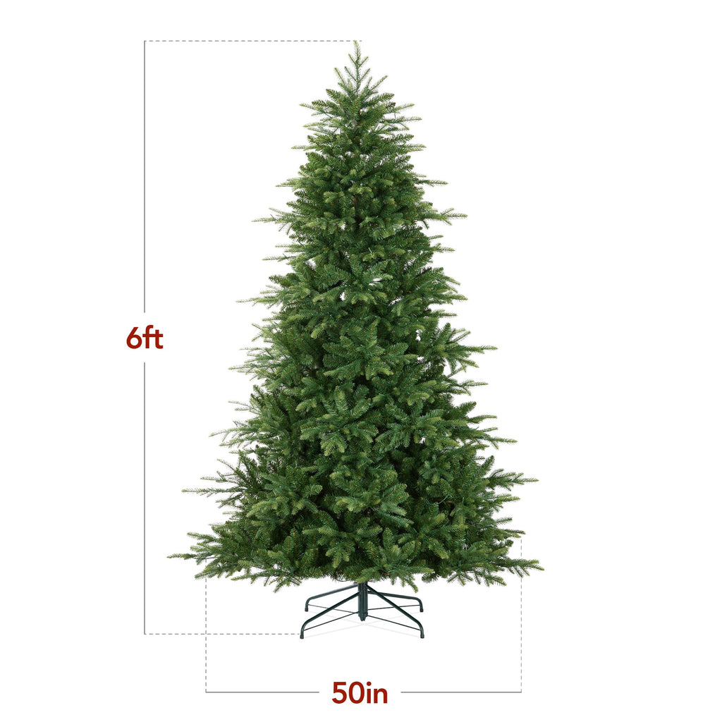 Pre-Lit Artificial Full Aspen Christmas Tree with 2-in-1 Micro LED Lights with eye-catching holiday style