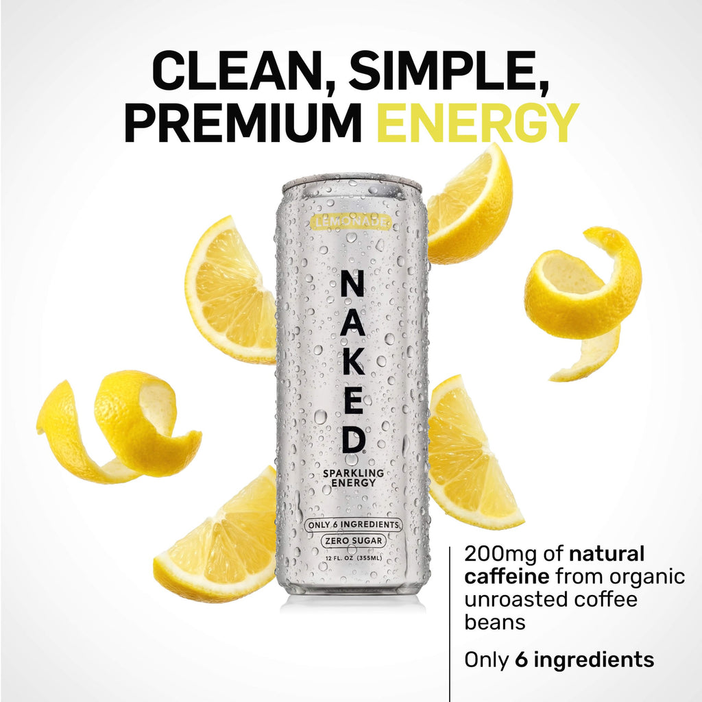 Lemonade Naked Sparkling Energy - Lemonade | Everyday Fitness Nutrition