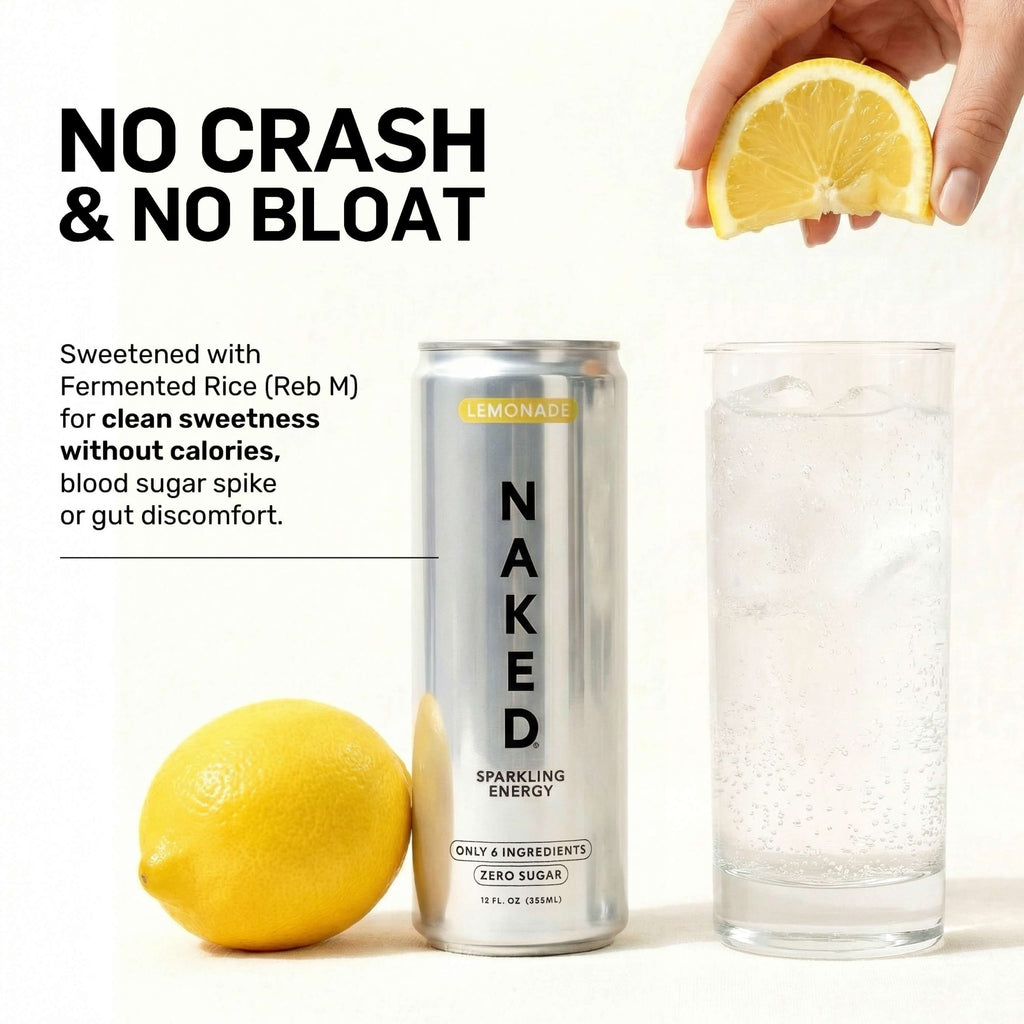Lemonade Naked Sparkling Energy - Lemonade | Everyday Fitness Nutrition