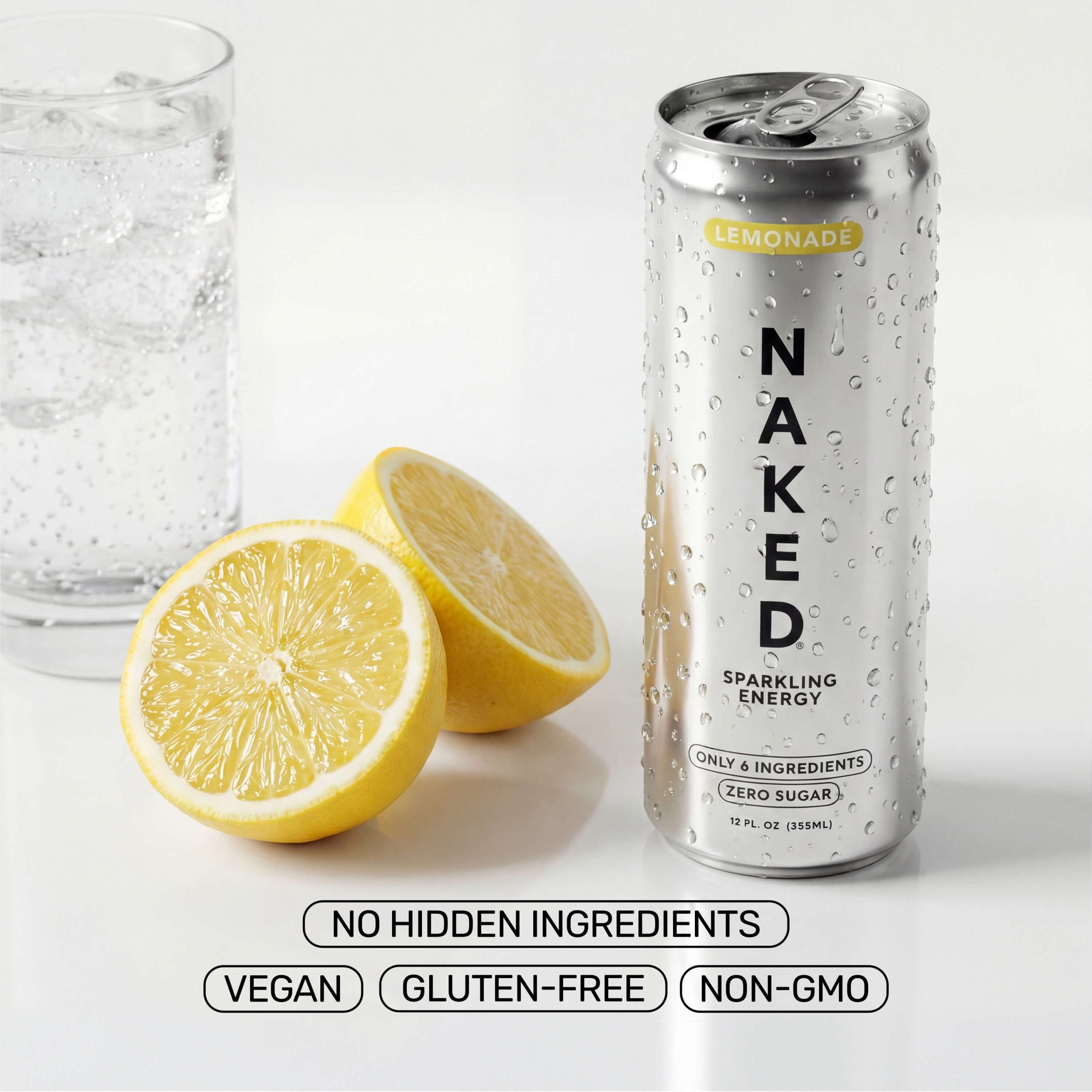 Lemonade Naked Sparkling Energy - Lemonade | Everyday Fitness Nutrition